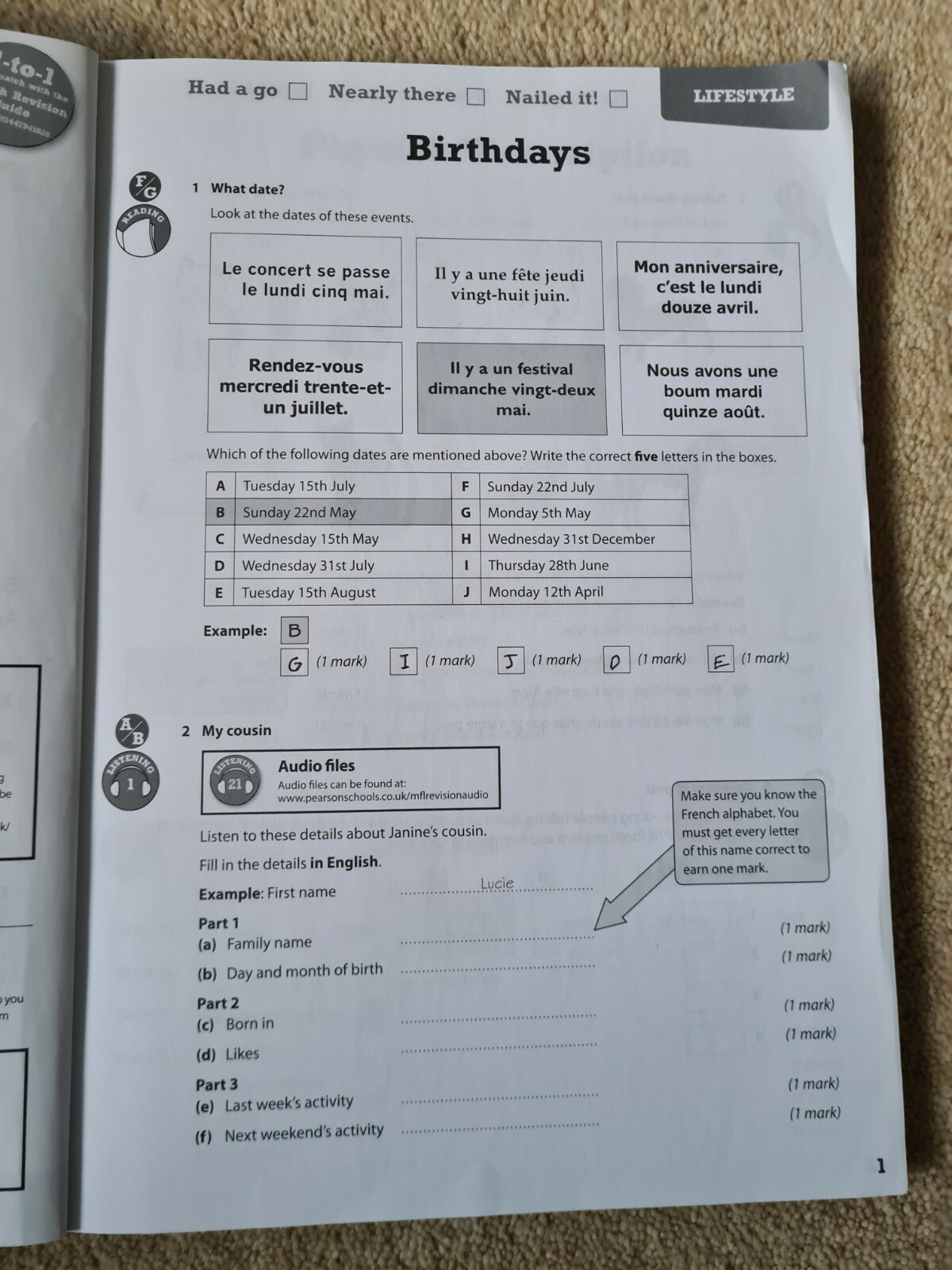 Revise AQA GCSE French Revision Workbook