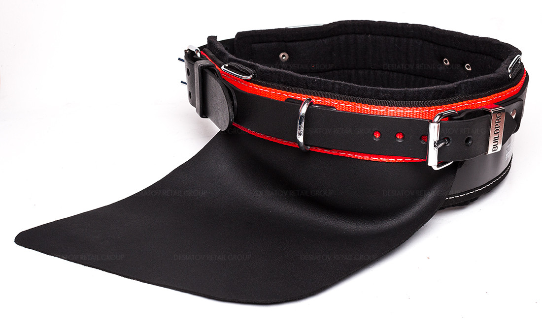 BuildPro Steelfixers Belt 38" Leather Heavy Duty Stitching Back Support LBBSF38