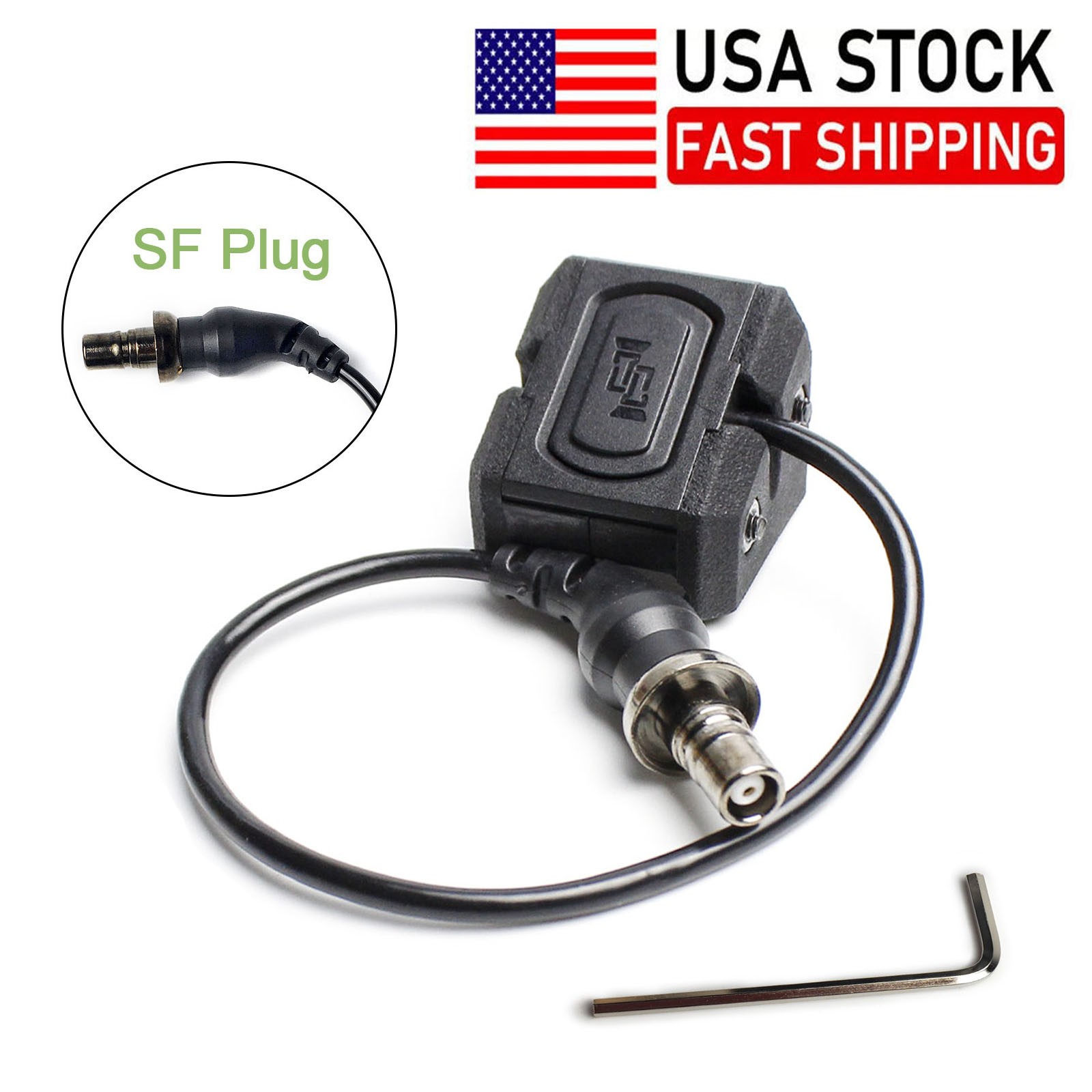 Tactical Hot Button Flashlight Pressure Switch For M300 M600 Hunting Light