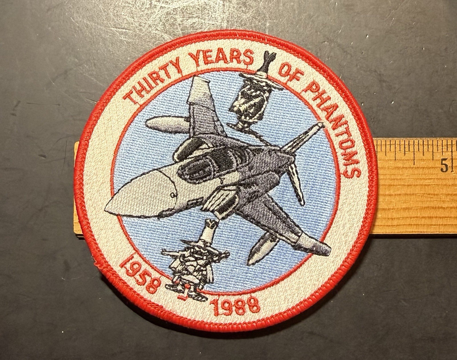 The PIG Thirty Years of Phantoms  1958 - 1988 - USN USMC USAF patch