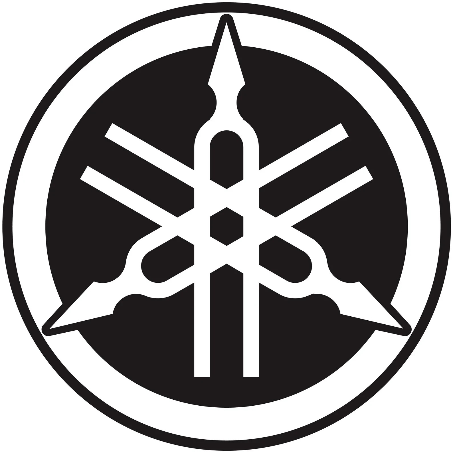 6" Diameter YAMAHA Vinyl Decal Sticker ANY Color w/ Fast, FREE Shipping!!