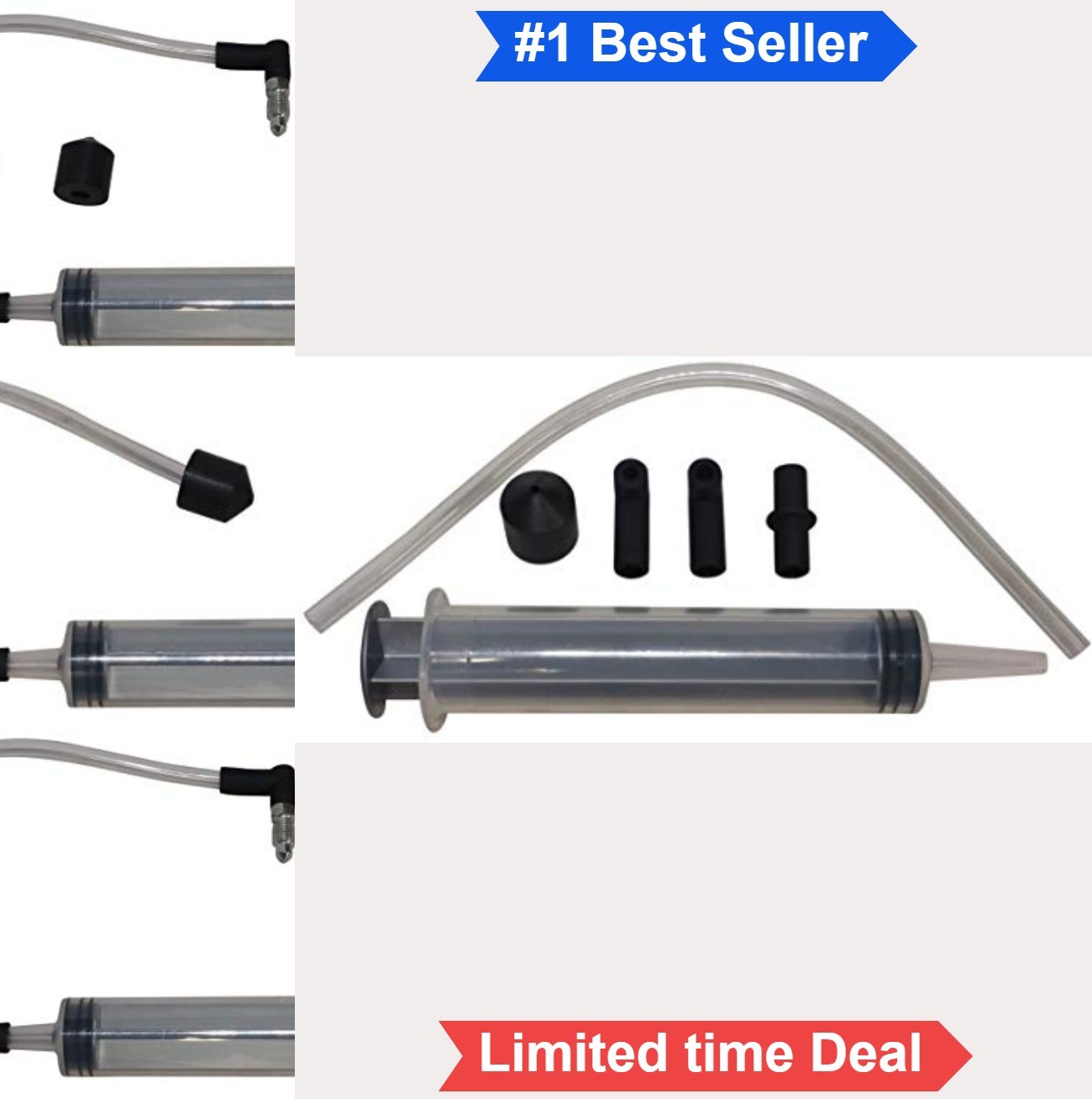 Vacuum Brake Bleeding Kit Master Cylinder Bench Bleeder Suction Gun Fluid
