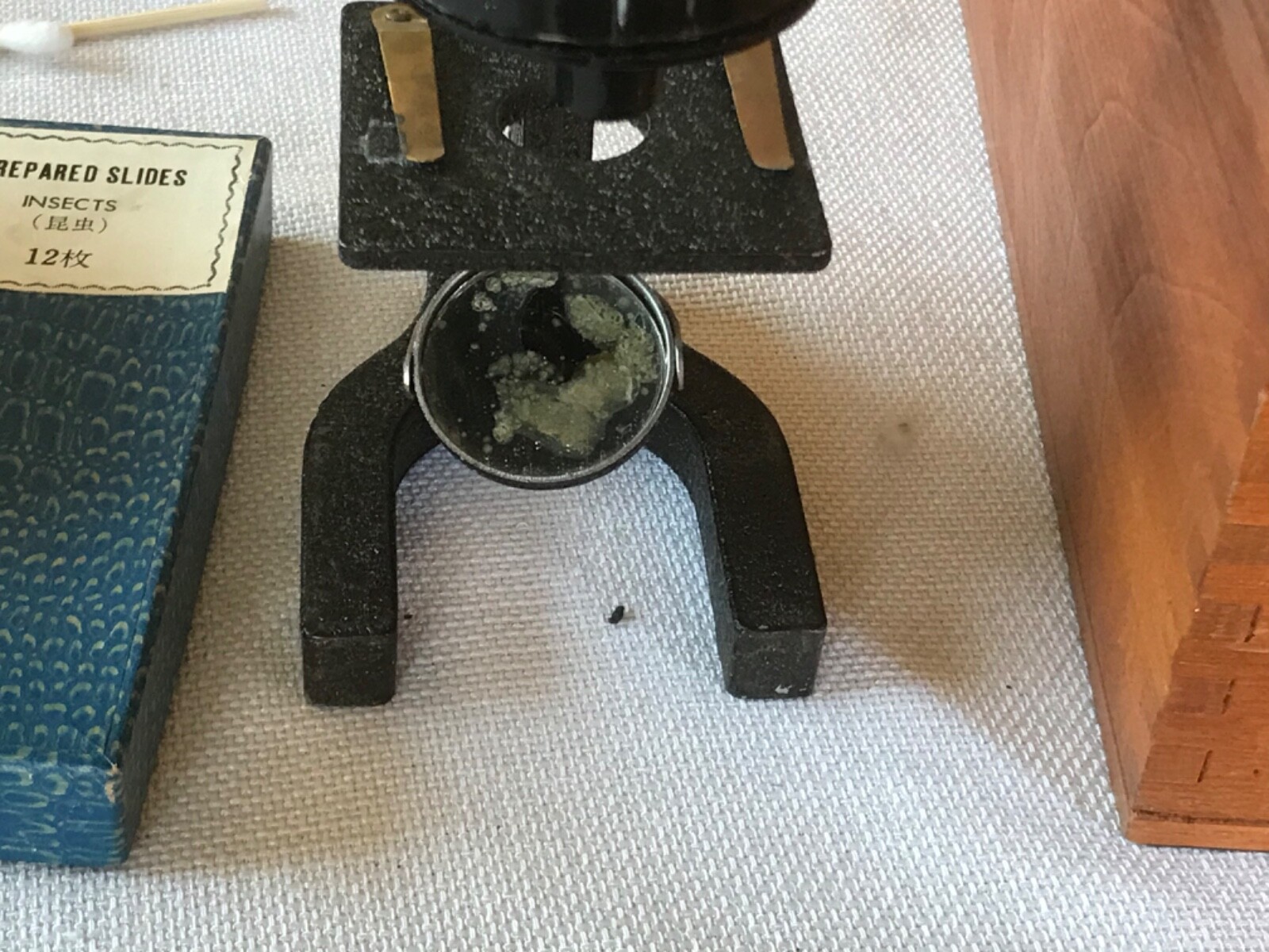 VINTAGE Science Craft Microscope Outfit - No. 308 with prepared slides