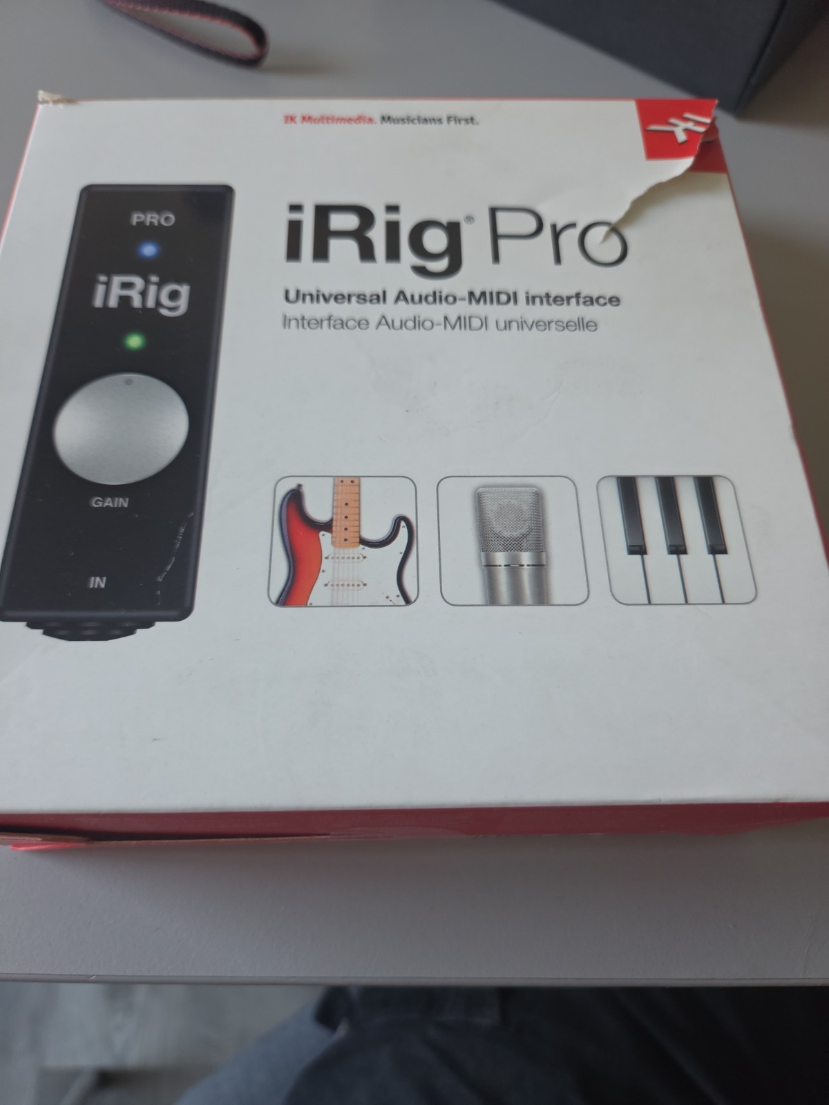 IK Multimedia iRig Pro Universal Audio and MIDI Interface