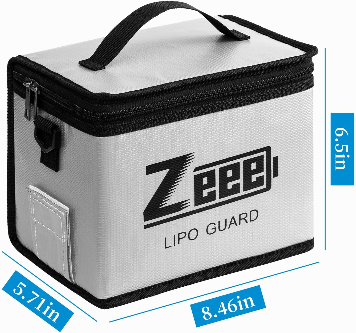 Fireproof Explosionproof Large Capacity Battery Storage Guard Pouch for Lipo Cha