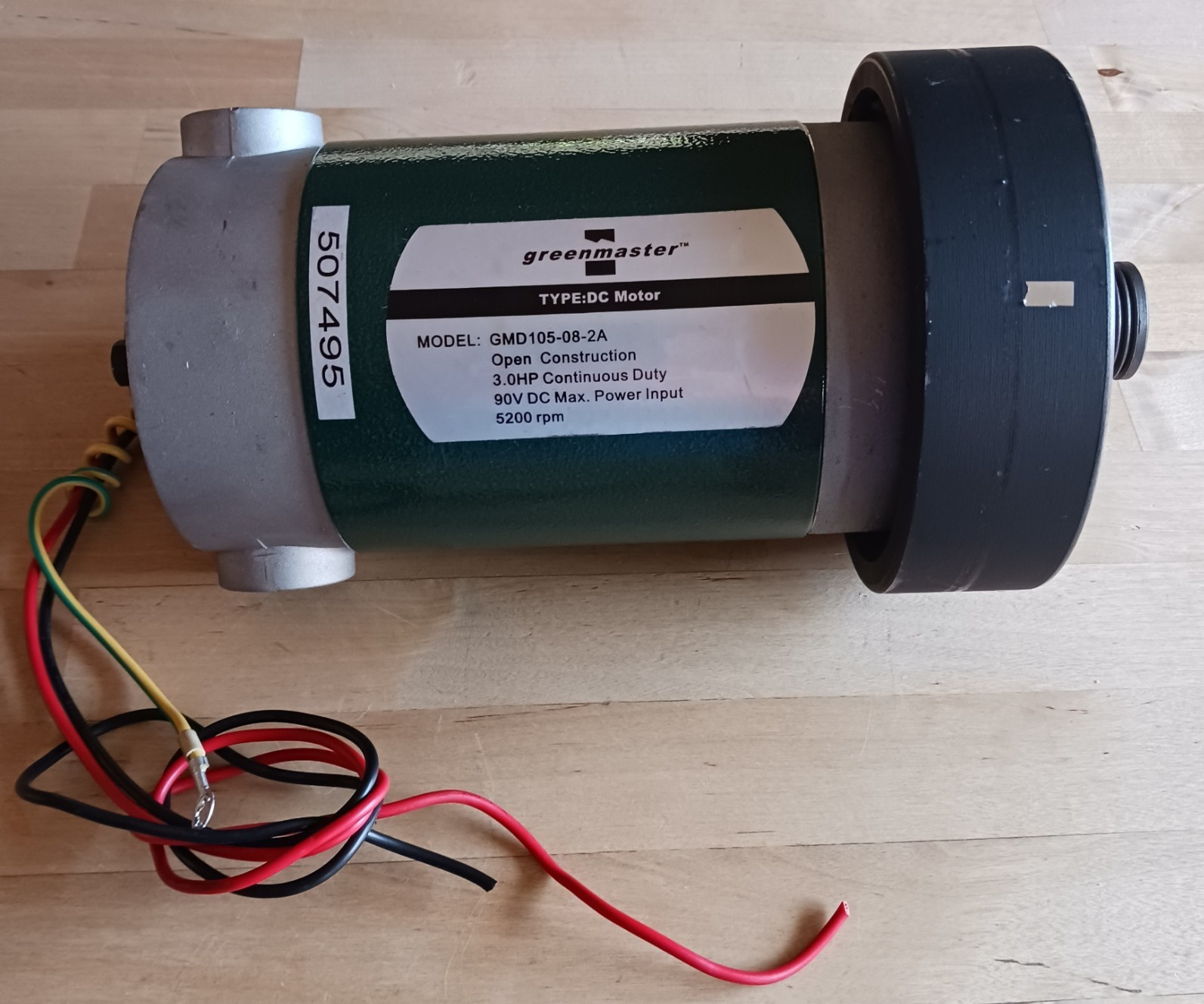 Greenmaster 3.0HP 90V DC 5200 RPM Treadmill Motor