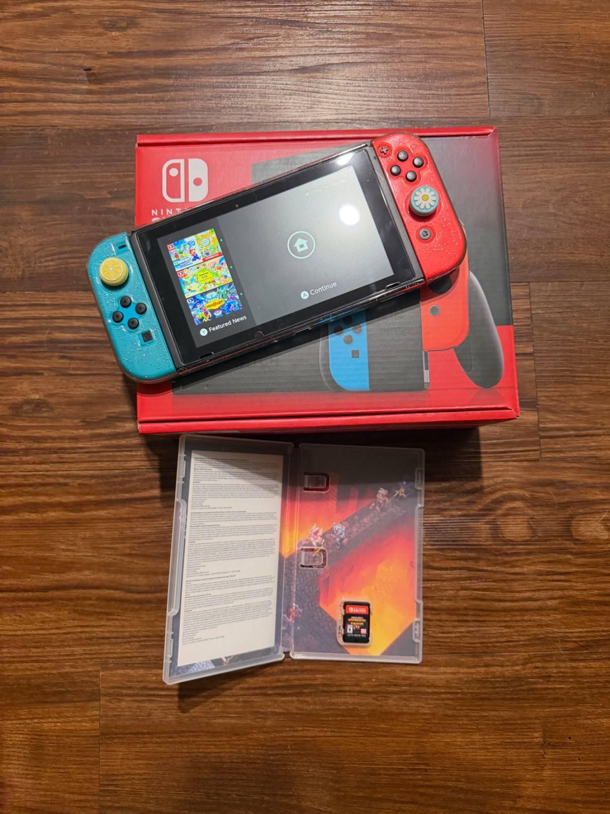Nintendo Switch with Minecraft Dungeons