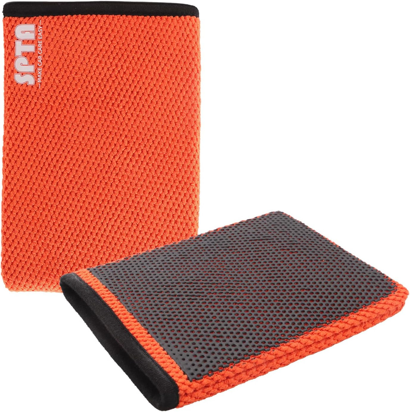Clay Mitt, Pro Medium Grade Clay Bar Infused Mitt, Car Detailing Glove Quickly R