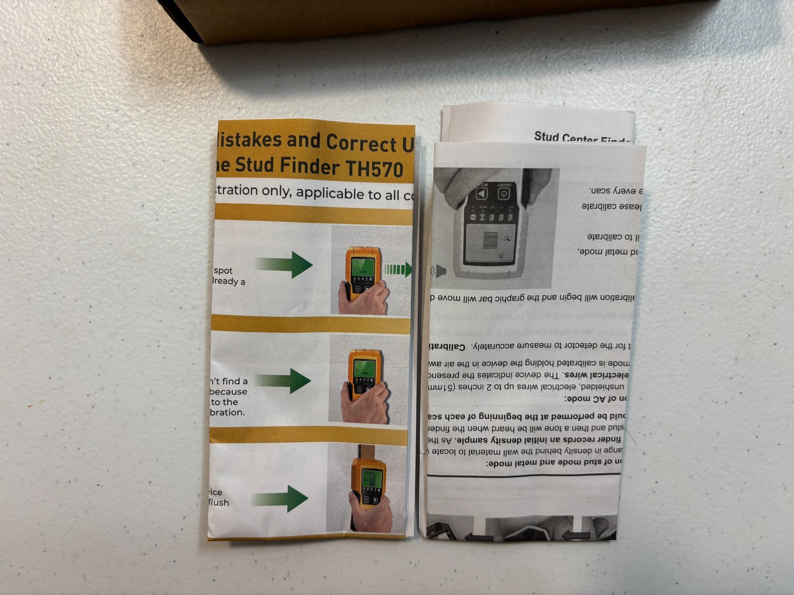 Wall Stud Finder Model: TH570 Tested Works (NEW W/Battery)