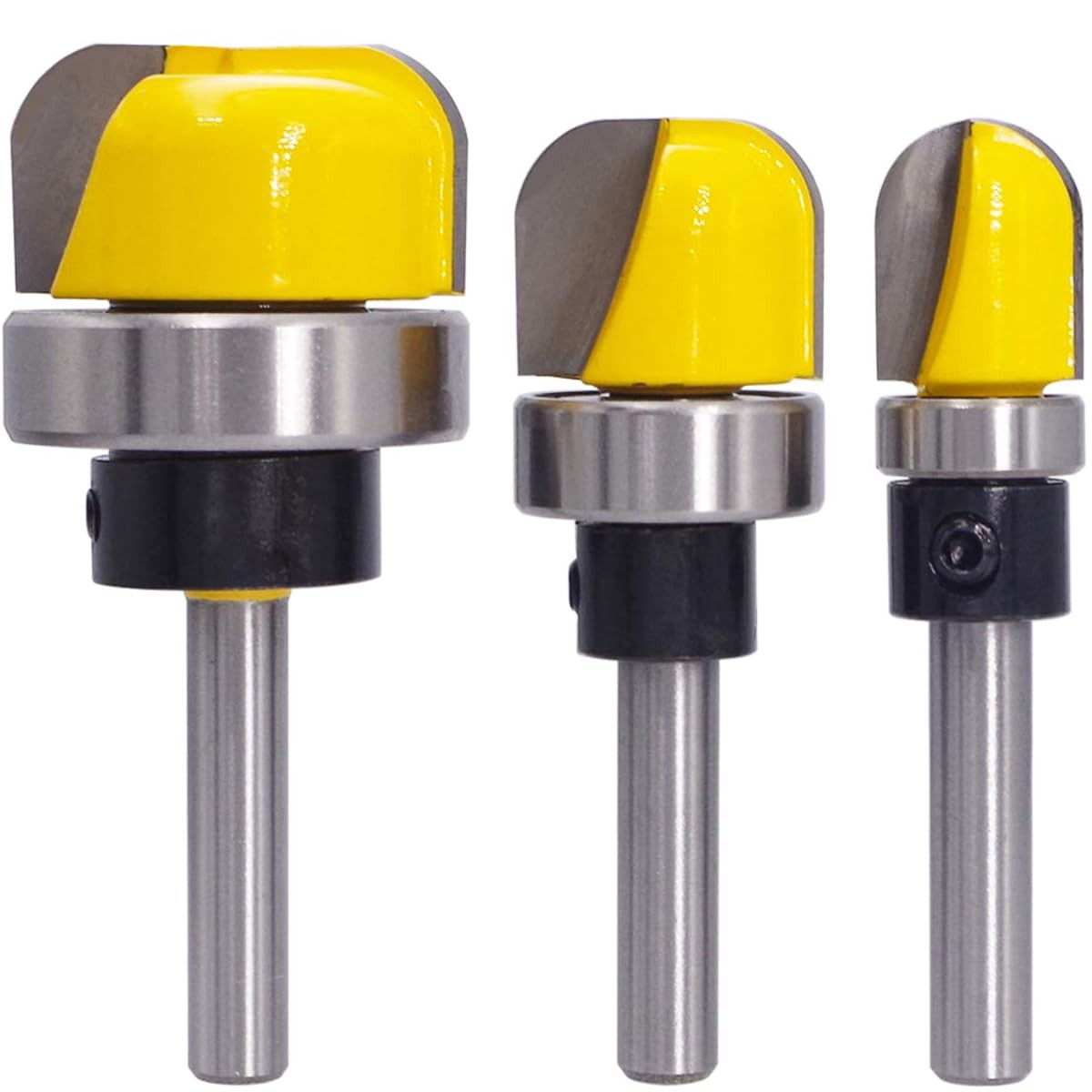 3pcs Dish Carving Bits Dish Cutter Router Bits Bowl and Tray Router Bits