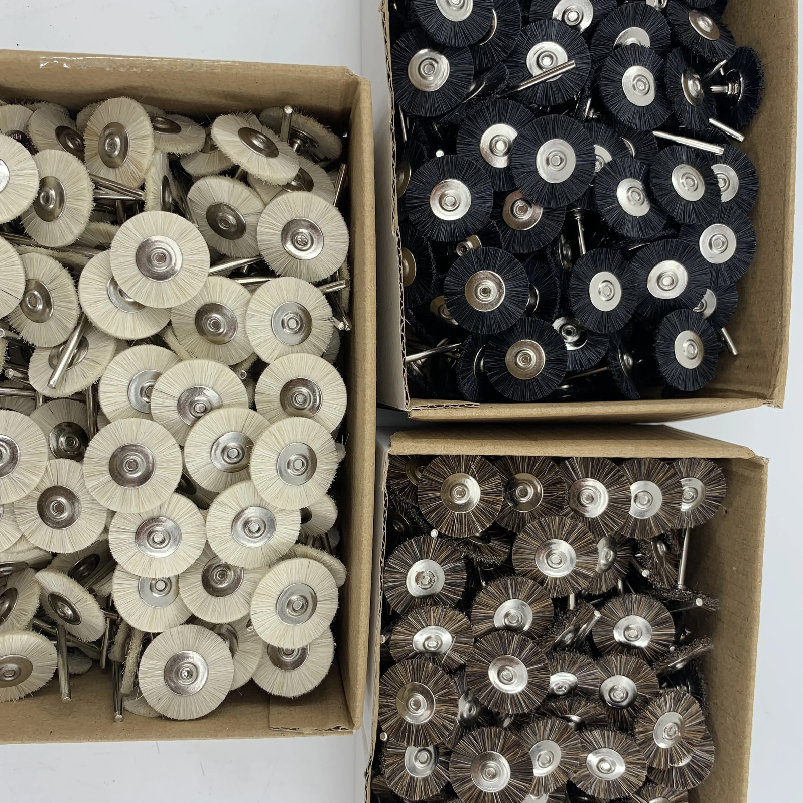 144PCS 22mm Jewelry Polishing Wheel Brushes Making Hand Tools 2.35mm Rod