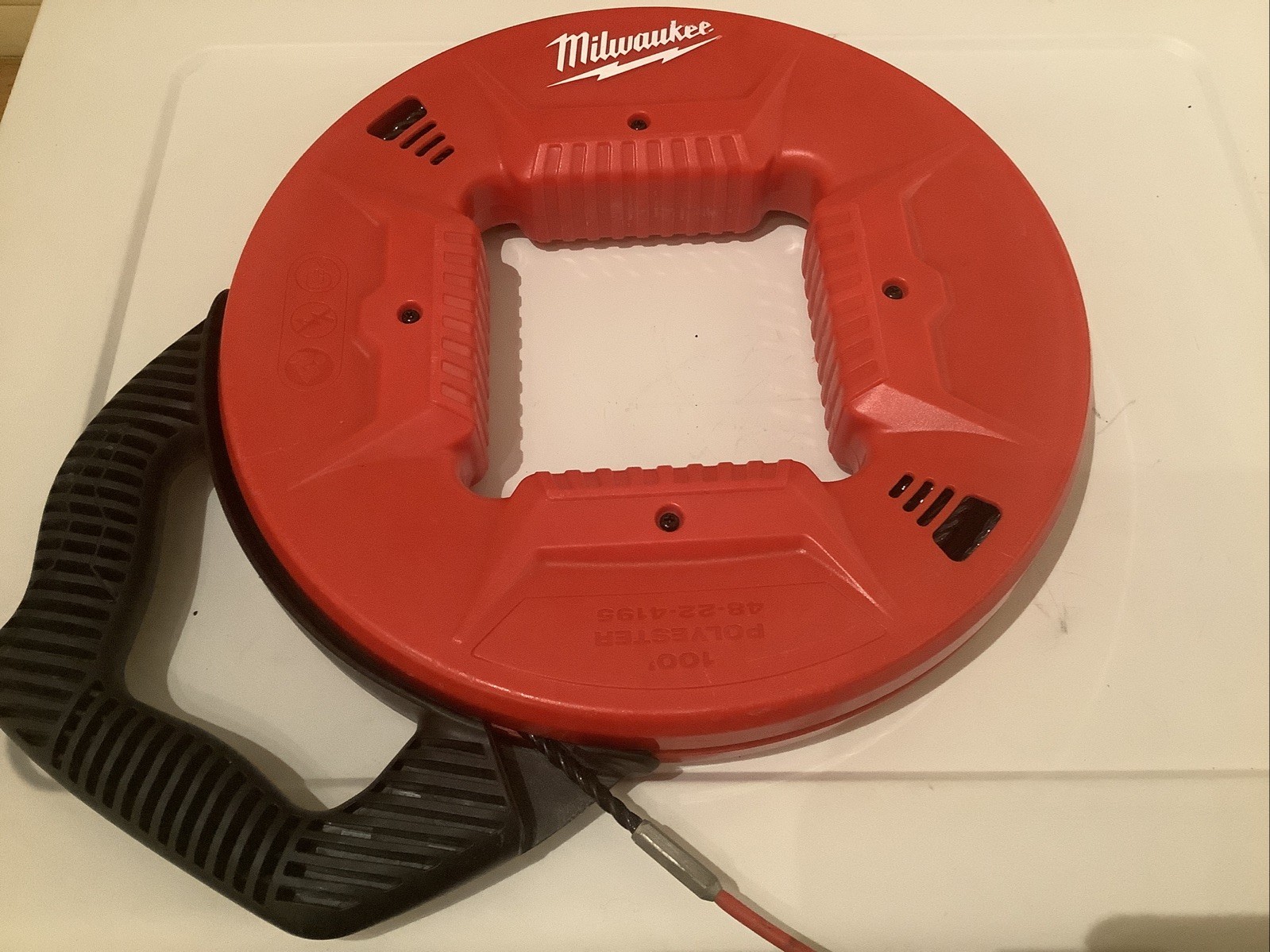 Milwaukee 48-22-4165 100 ft. Polyester Fish Tape with Non-Conductive Tip
