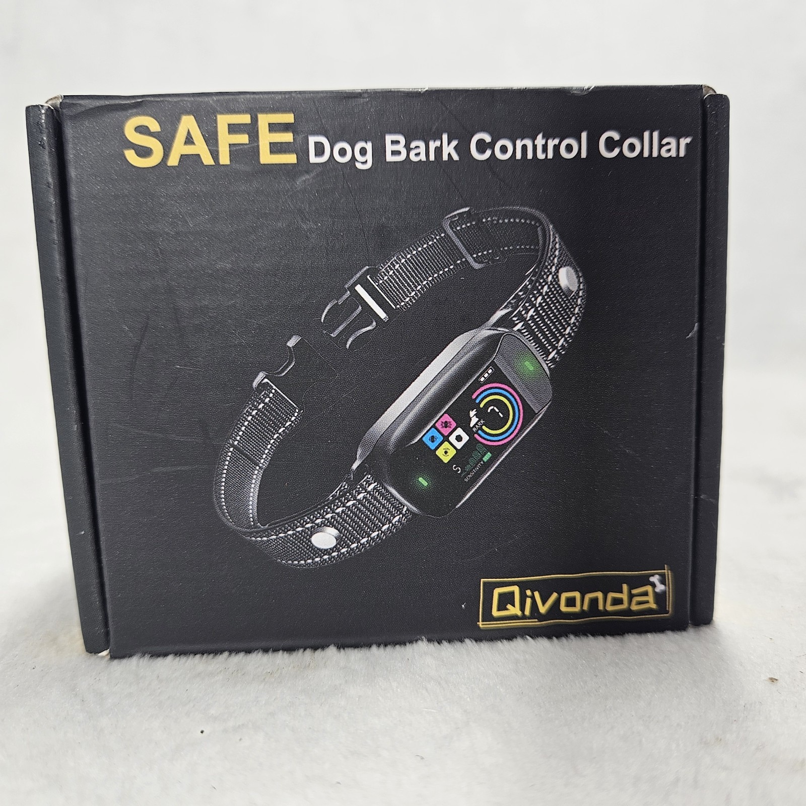 Qivonda Dog Bark Control Collar Rechargeable Waterproof Anti Bark Training