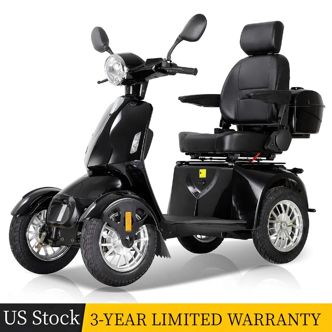 4-Wheel Electric Mobility Scooter for Adults & Senior 800W 60V20A 500lb Capacity