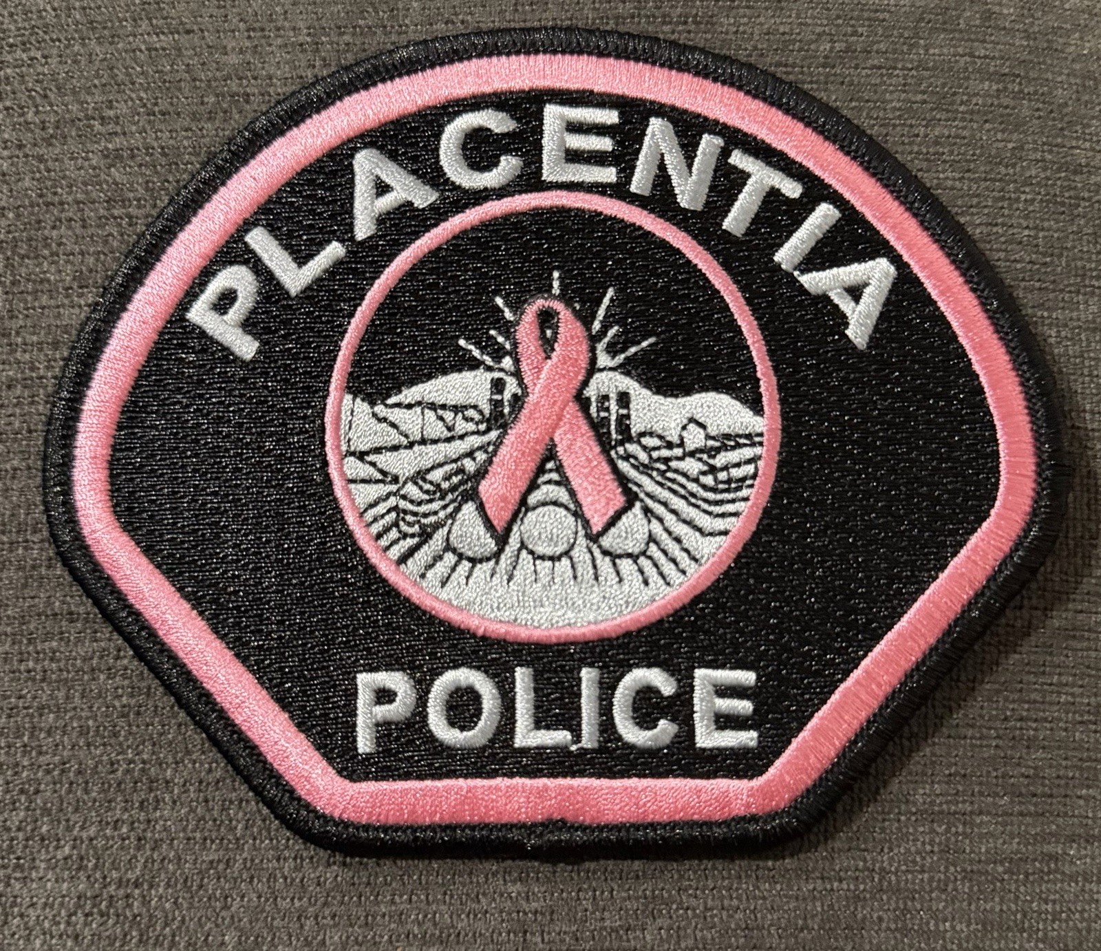 California Pink (Cancer Awareness) Placentia Police Department.
