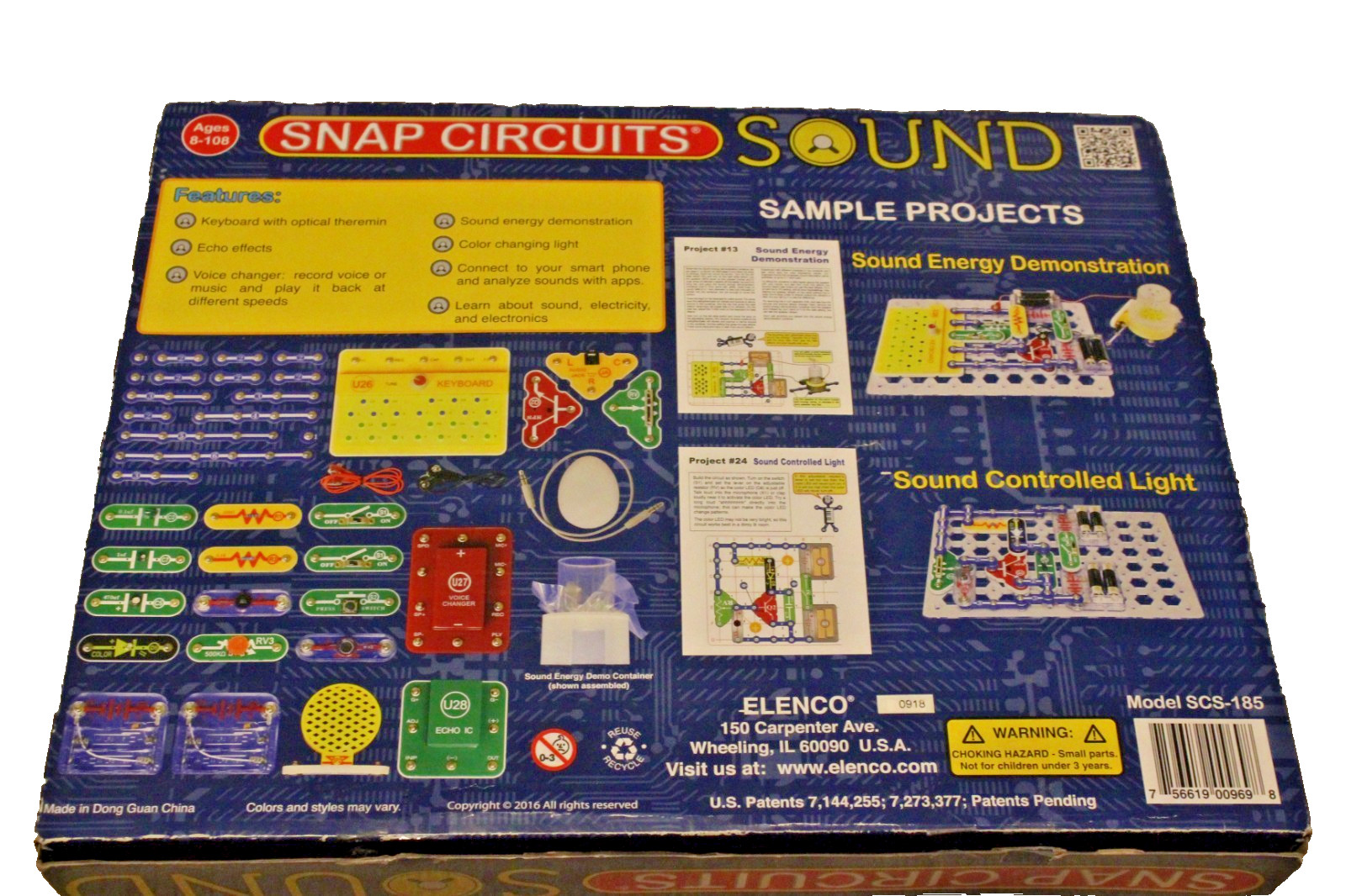 Elenco Snap Circuits Sound SCS-185 - 185 projects