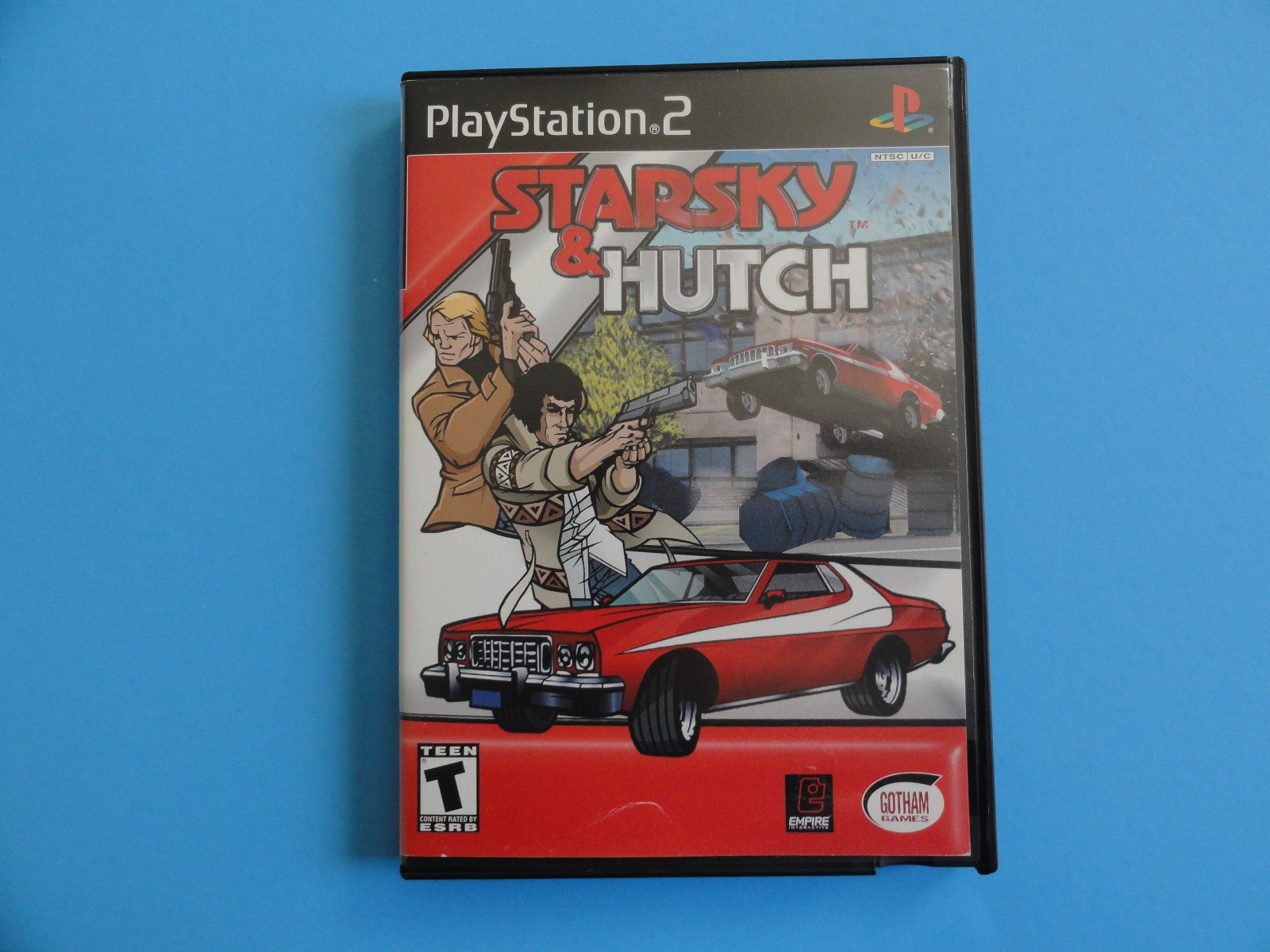STARSKY & HUTCH PLAYSTATION 2 COVER ART IN BLOCKBUSTER VIDEO CASE
