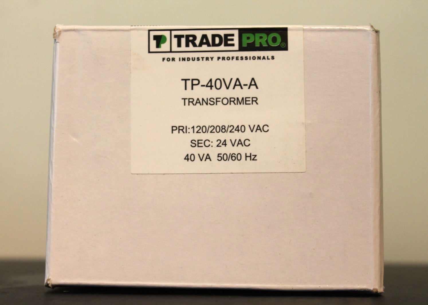 3 Pack Trade Pro TP-40VA-A Transformer Primary 120/208/240 VAC SEC 24 VAC
