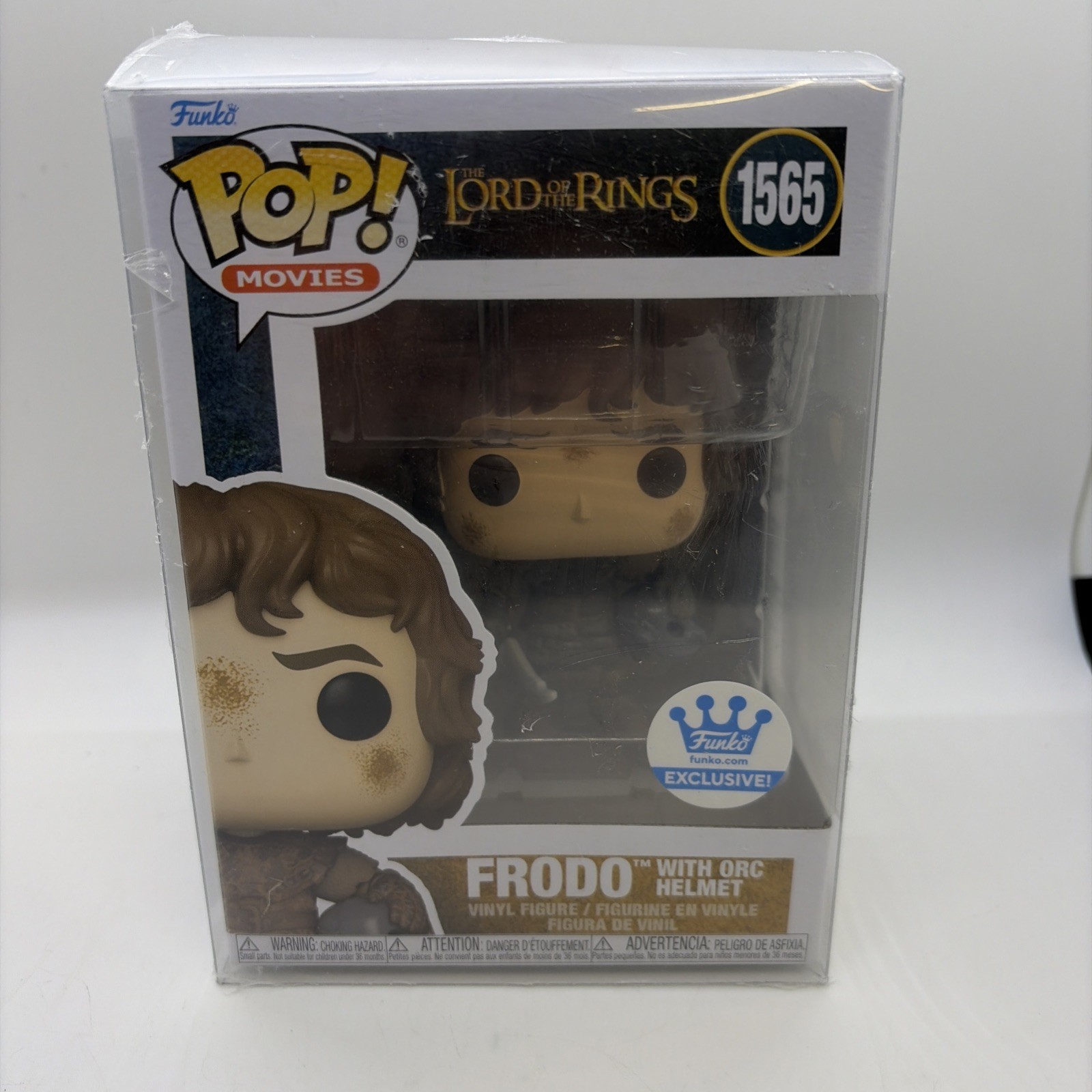 Funko Pop! Lord of the Rings Frodo with Orc Helmet Funko Exclusive 1565 w/ Prot