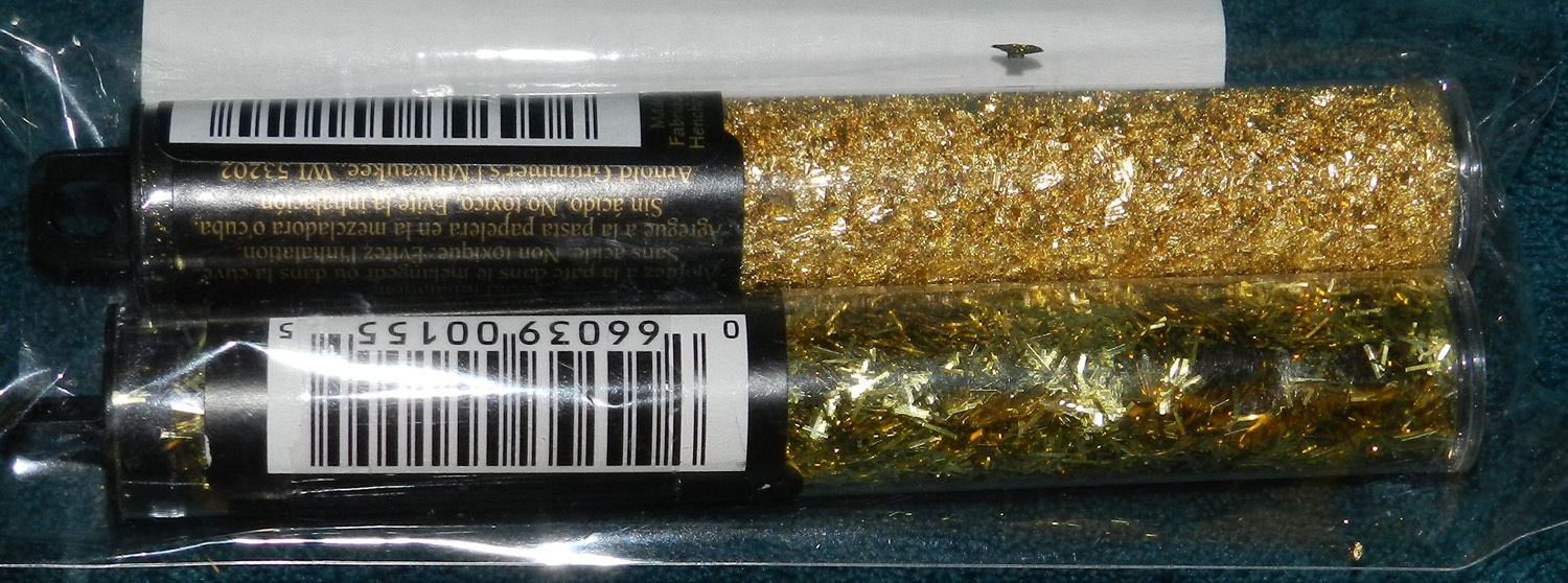 NEW ARNOLD GRUMMER GOLD METALIC FLAKES FOR PAPER MAKING! GLITTER!