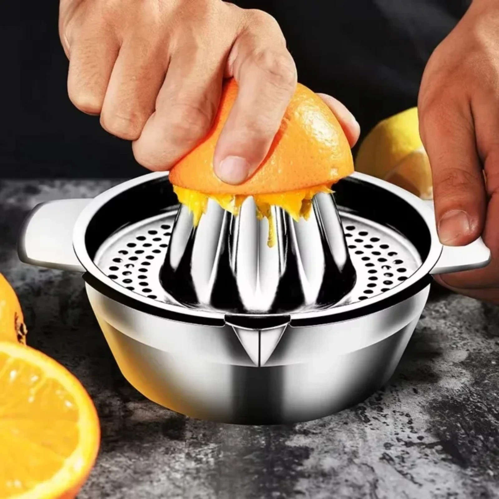 Heavy Duty Metal Manual Juicer Fruit Juice Squeezer for Pressing Lemons Oranges