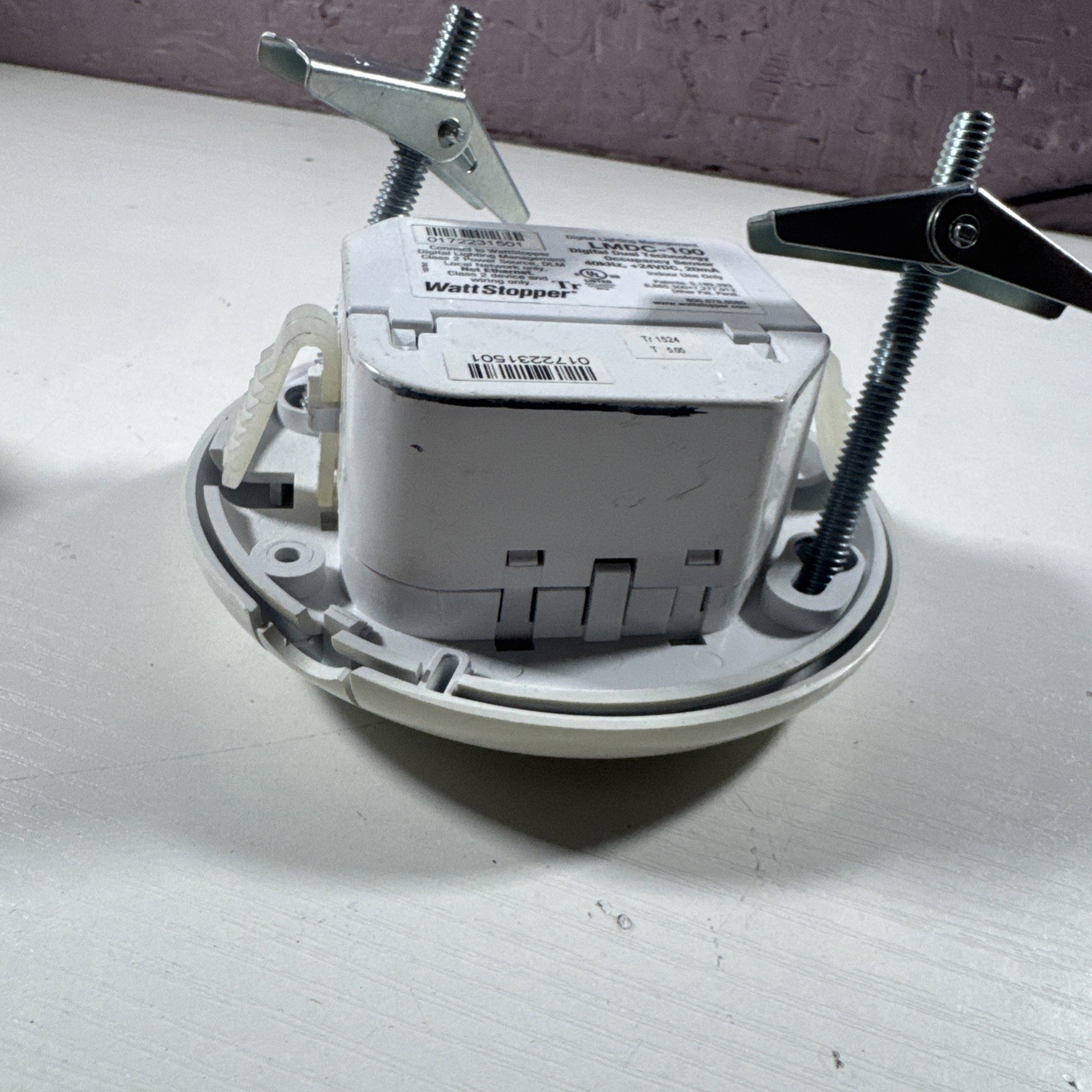 READ (2) Wattstopper LMDC-100 DLM Dual Tech Sensor Ceiling Mount UNTESTED