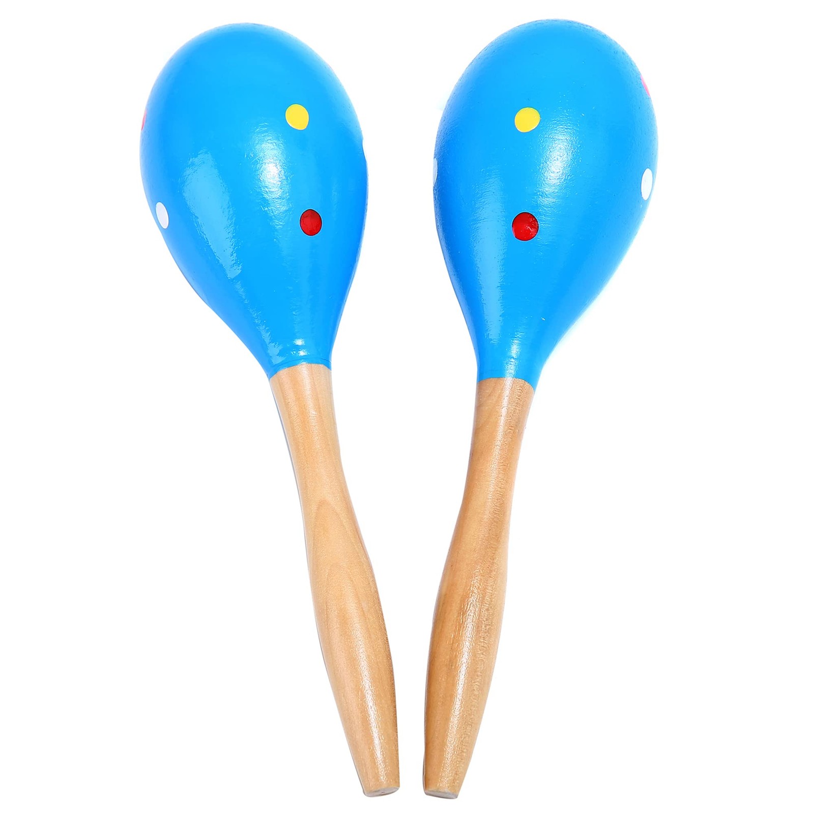 Maracas, Professional Wooden Rumba Shakers Latin Musical Instrument, Hand Per...