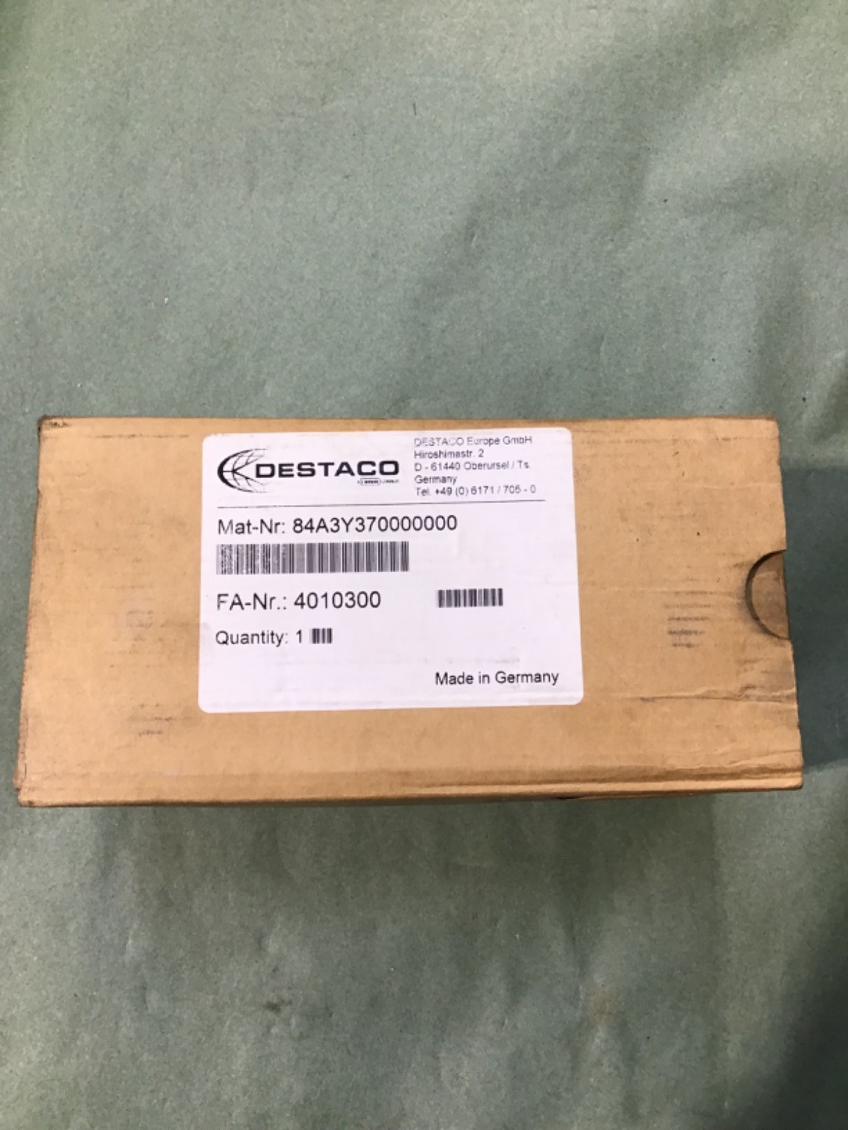 DESTACO 84A3Y370000000 SHEET METAL GRIPPER NEW IN BOX