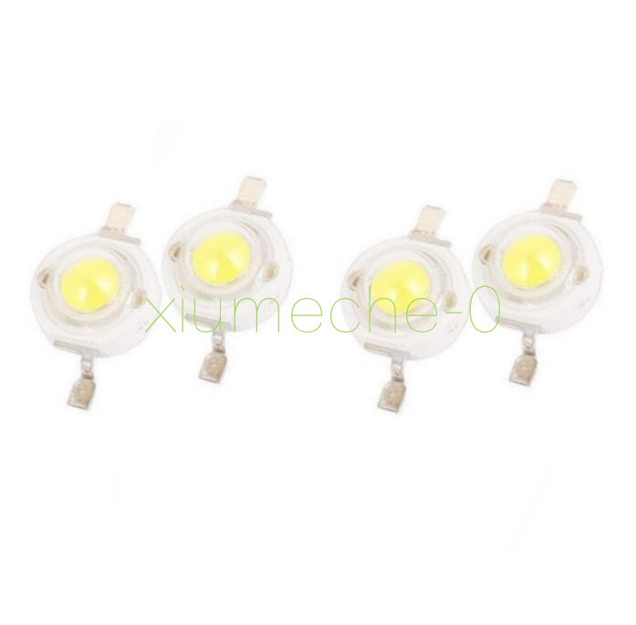 50PCS 1W Pure White SMD LED Beads NEW