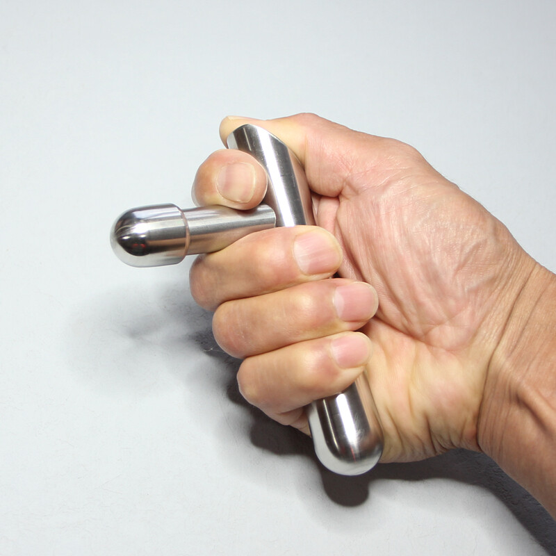 Stainless Steel Cool Stick Outdoor Tool T-shape Bar Outdoor EDC Stick 120MM