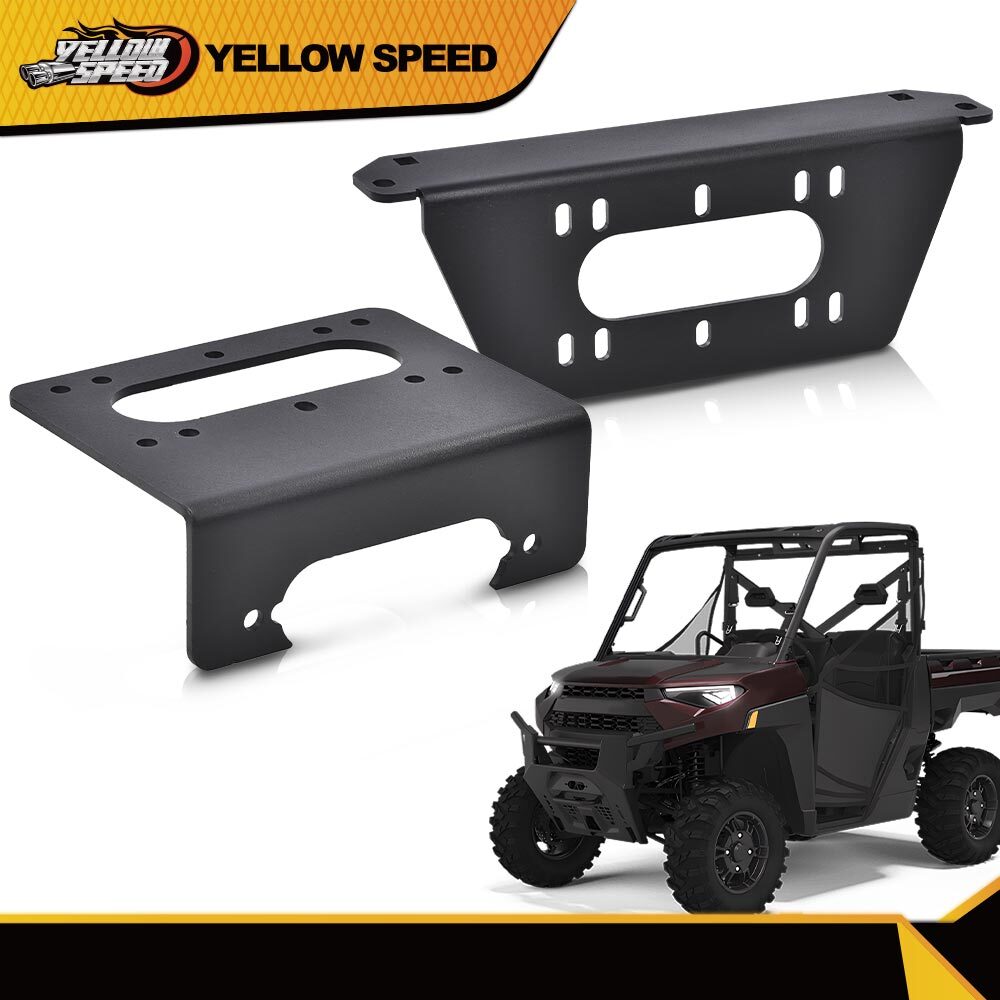 Fit For 2018-2023 Polaris Full Size Ranger 1000 XP 4x4  Winch Mount Plate Kit