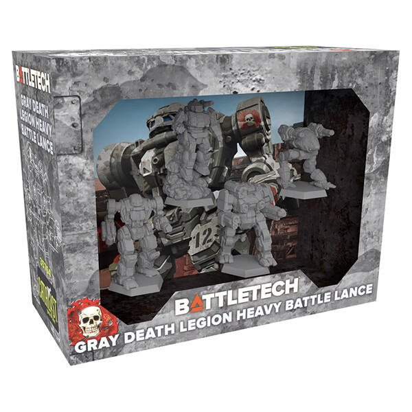 Battletech Minis BattleTech: Gray Death Legion - Heavy Battle Lance Pack