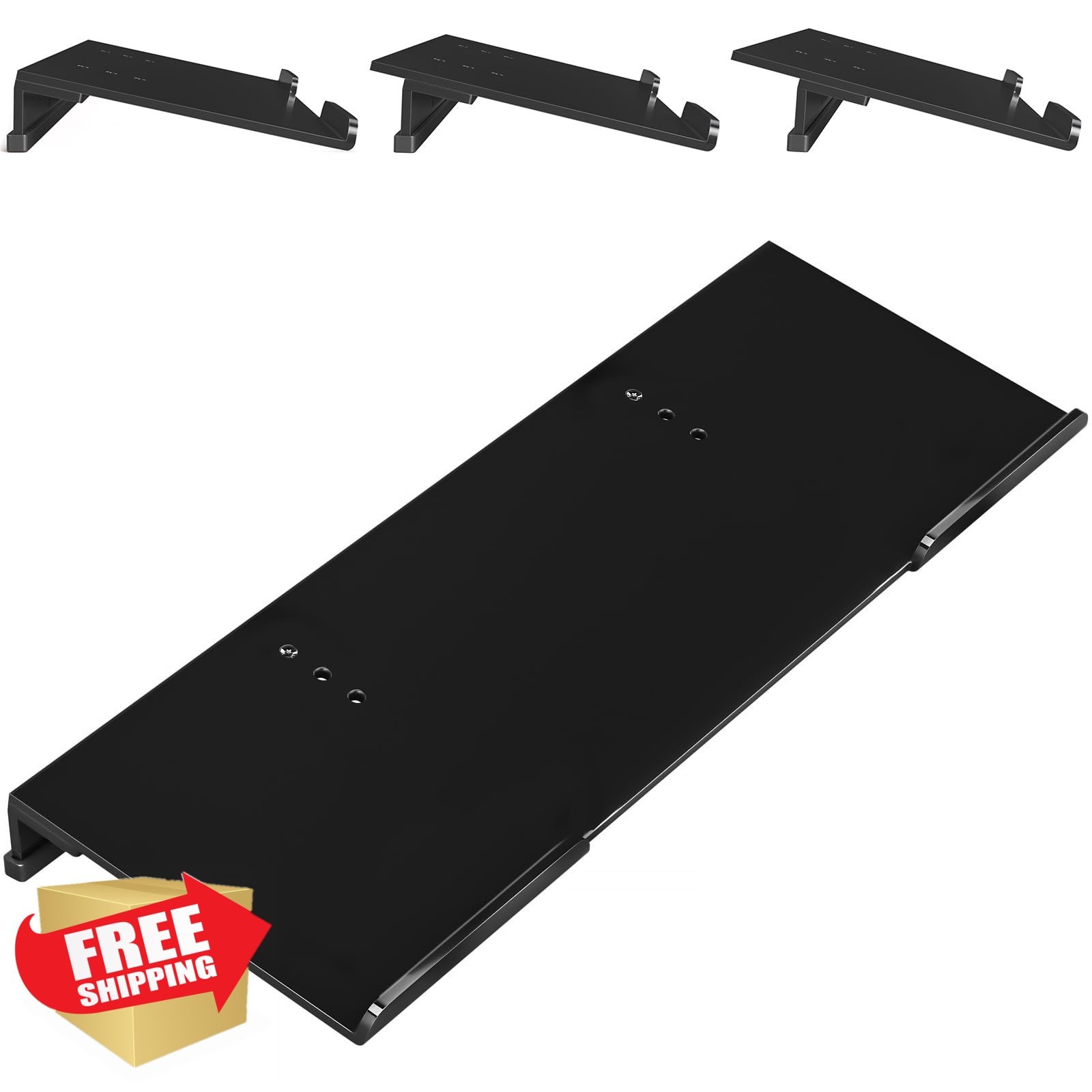 KEENWEGO Black Keyboard Stand Adjustable