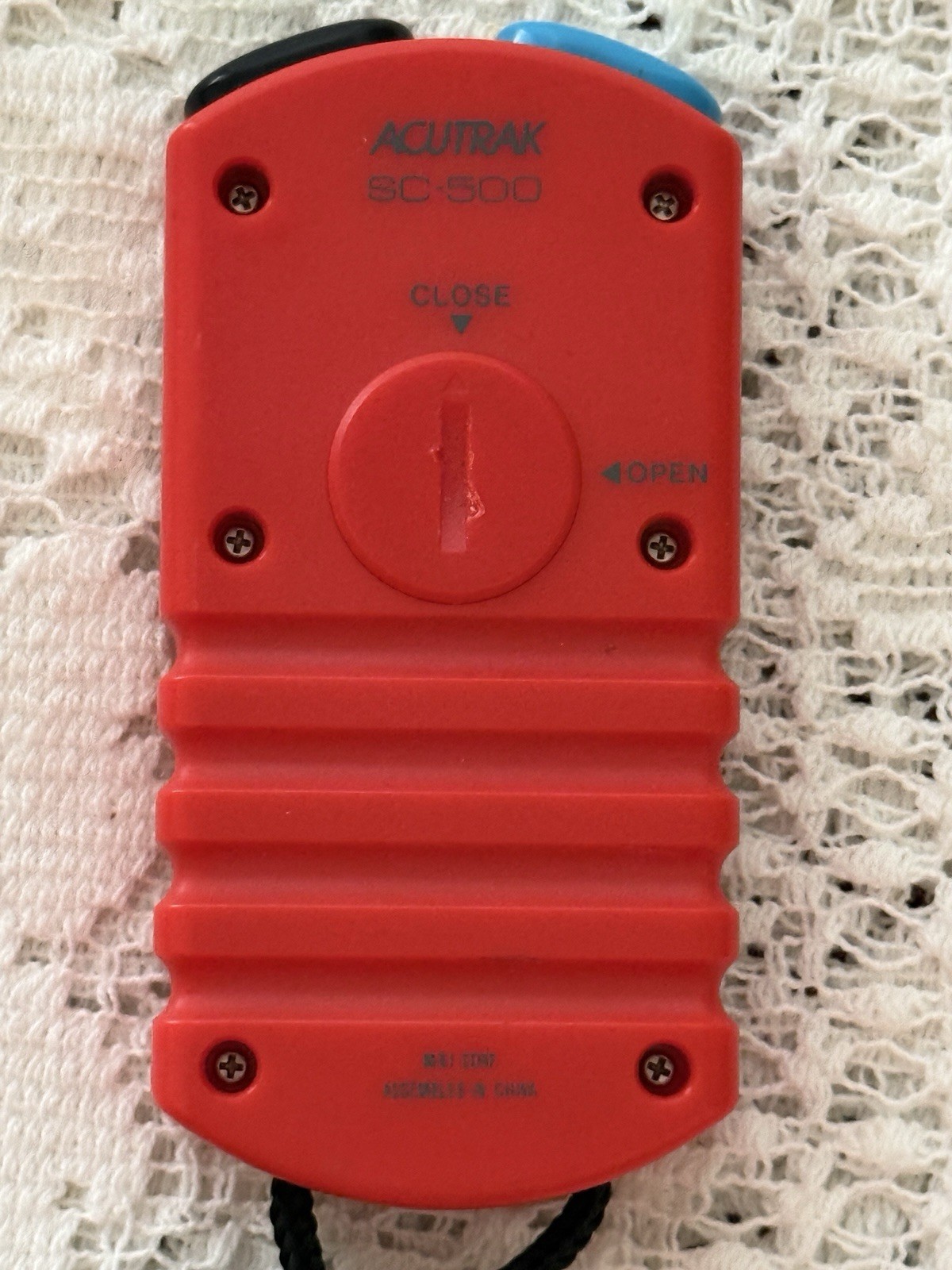 Acutrak SC-500 Red Digital Chronograph Stopwatch w/ Lap Split Timer
