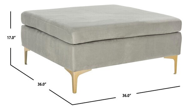 Safavieh Giovanna Square Ottoman, Reduced Price 2172712837 BCH6301B