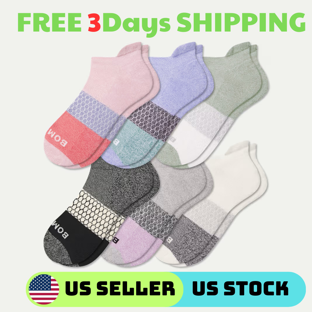 Bombas Socks 5-Pack – All-Day Comfort  | Everyday & Sports | FREE 3-Day SHIPPING