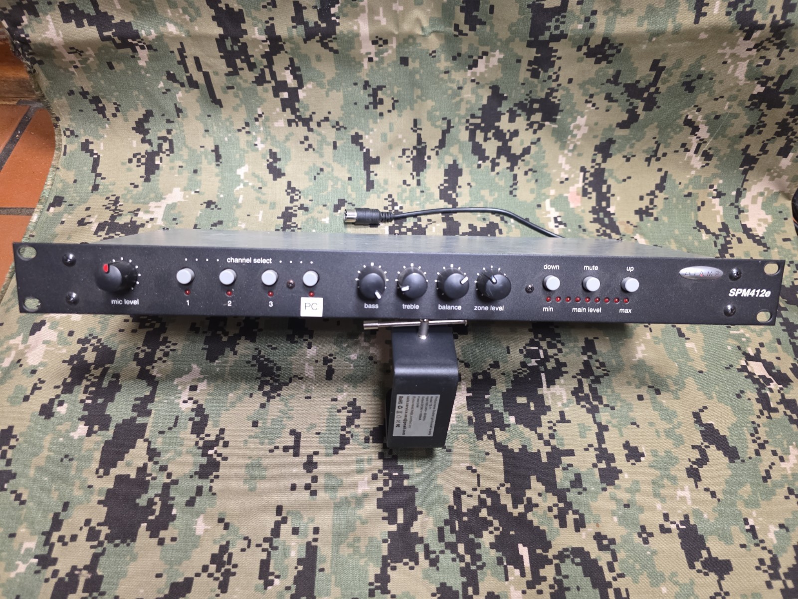 BIAMP Systems SPM412e - 1U Rackmount Stereo Premp Mixer -Tested