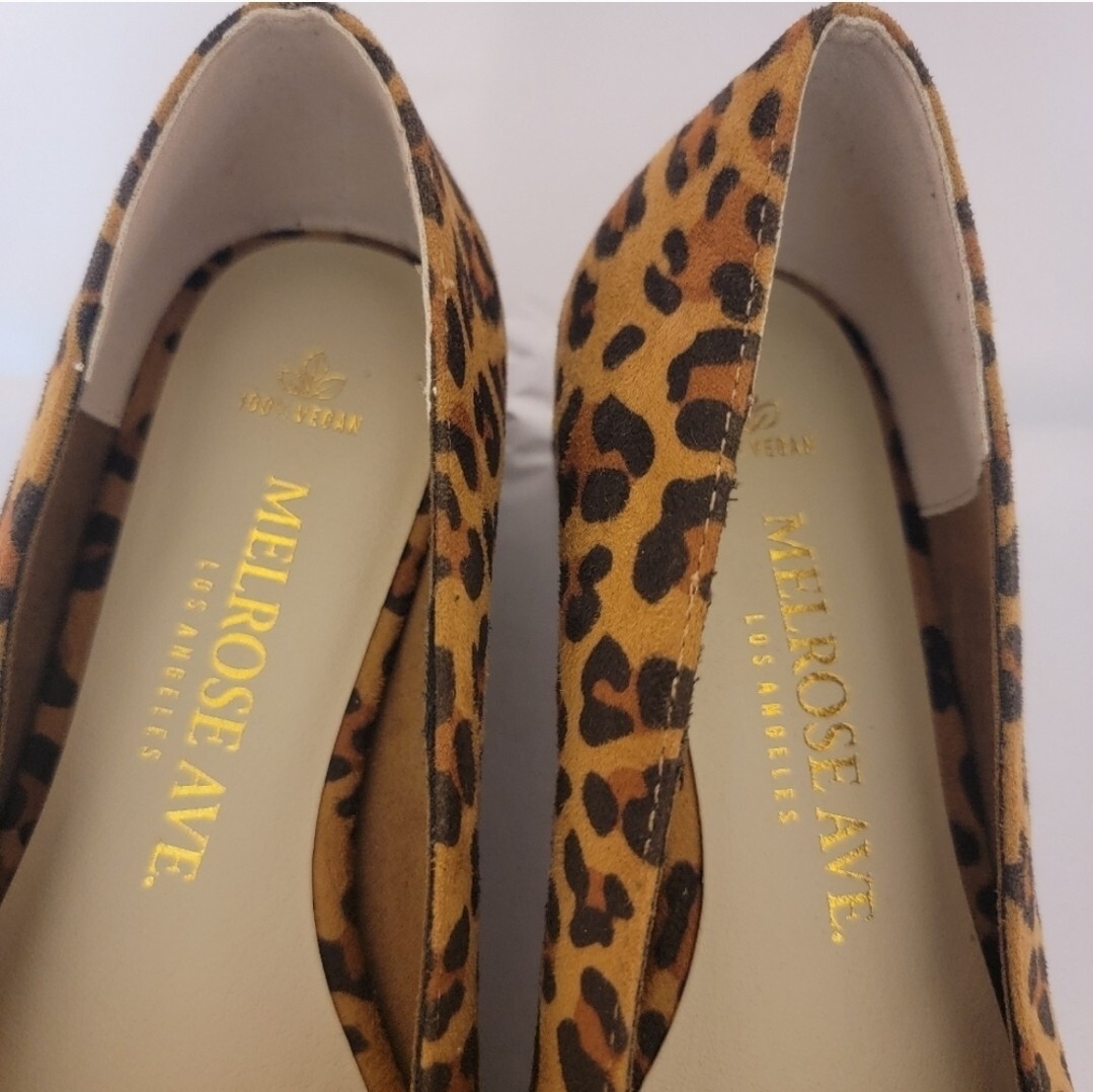 Melrose Ave Los Angeles Leopard Print Flats