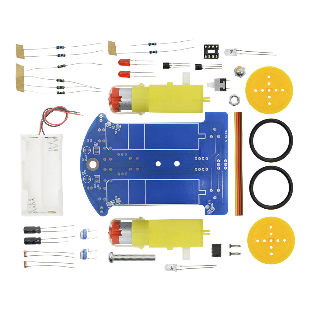 D2-1 Smart Tracking Car DIY Kits Photosensitive LM393 for Robot DIY Electric Toy