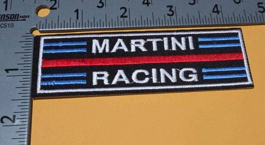 Martini Racing Embroidered Iron/Sew On Patch