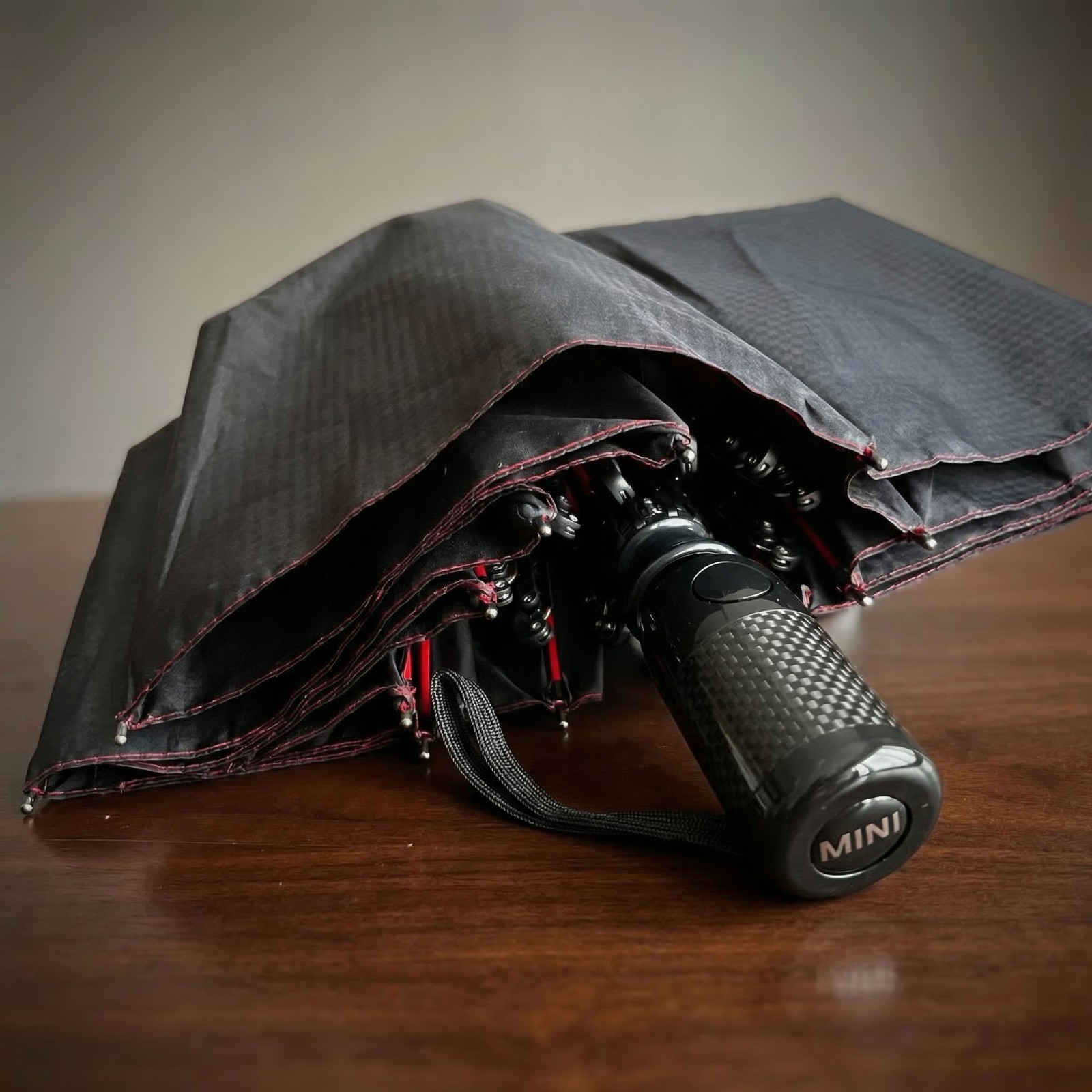 MINI Cooper Umbrella Official Compact Folding Windproof Accessories Gift Brolly