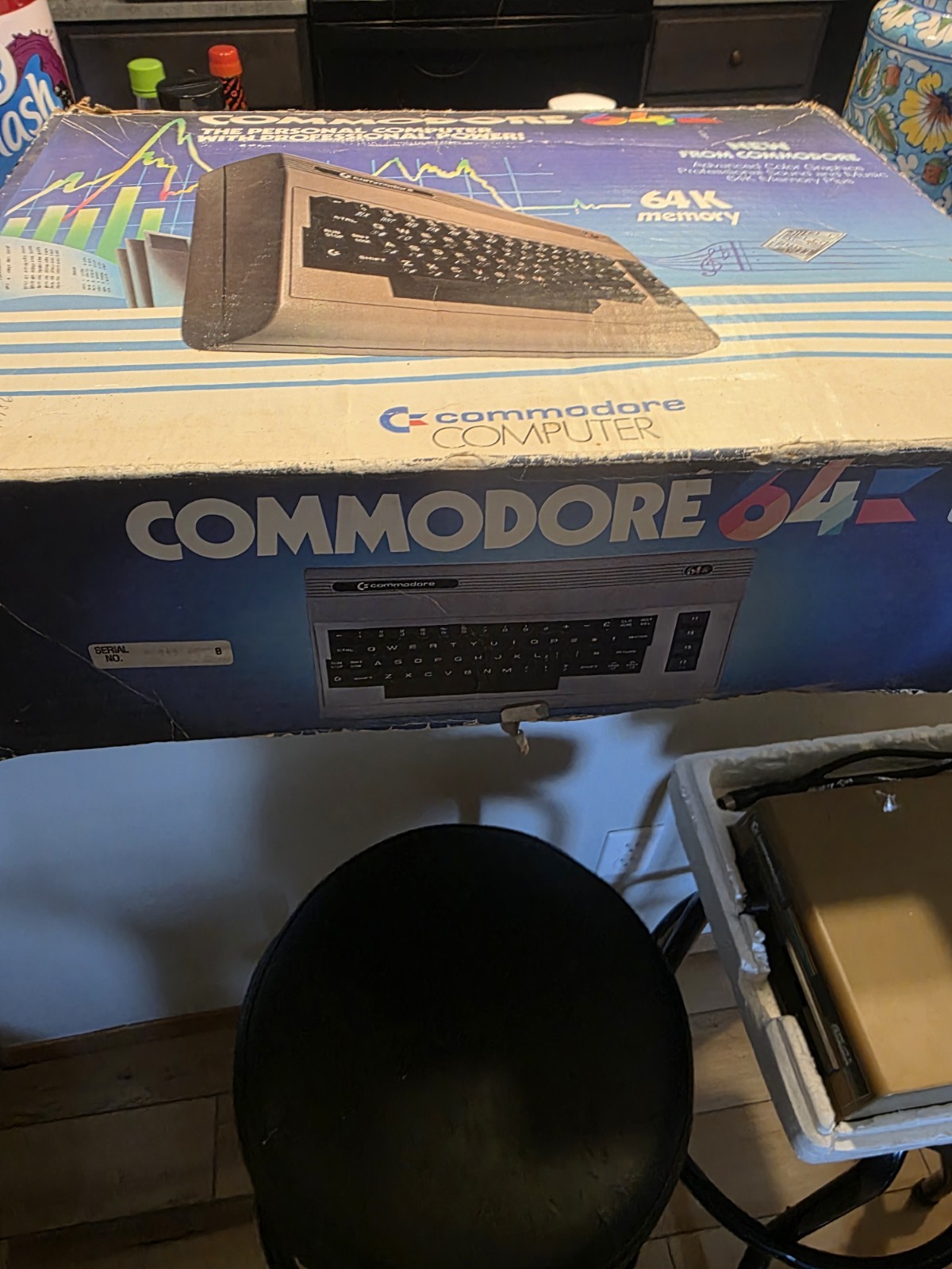 Commodore 64 computer and floppy drive w/ accessories