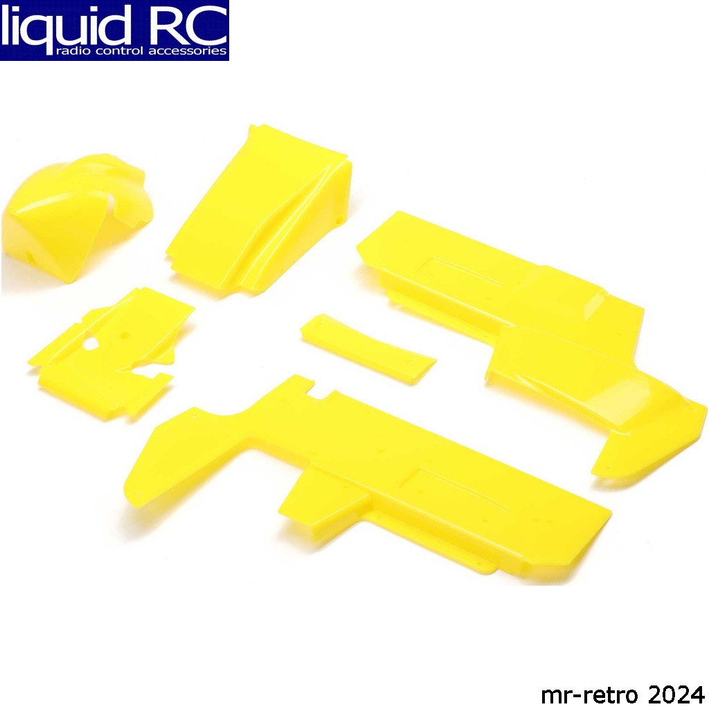 Losi LOS-2854 Body Panel Set Yellow: 22S Sprint
