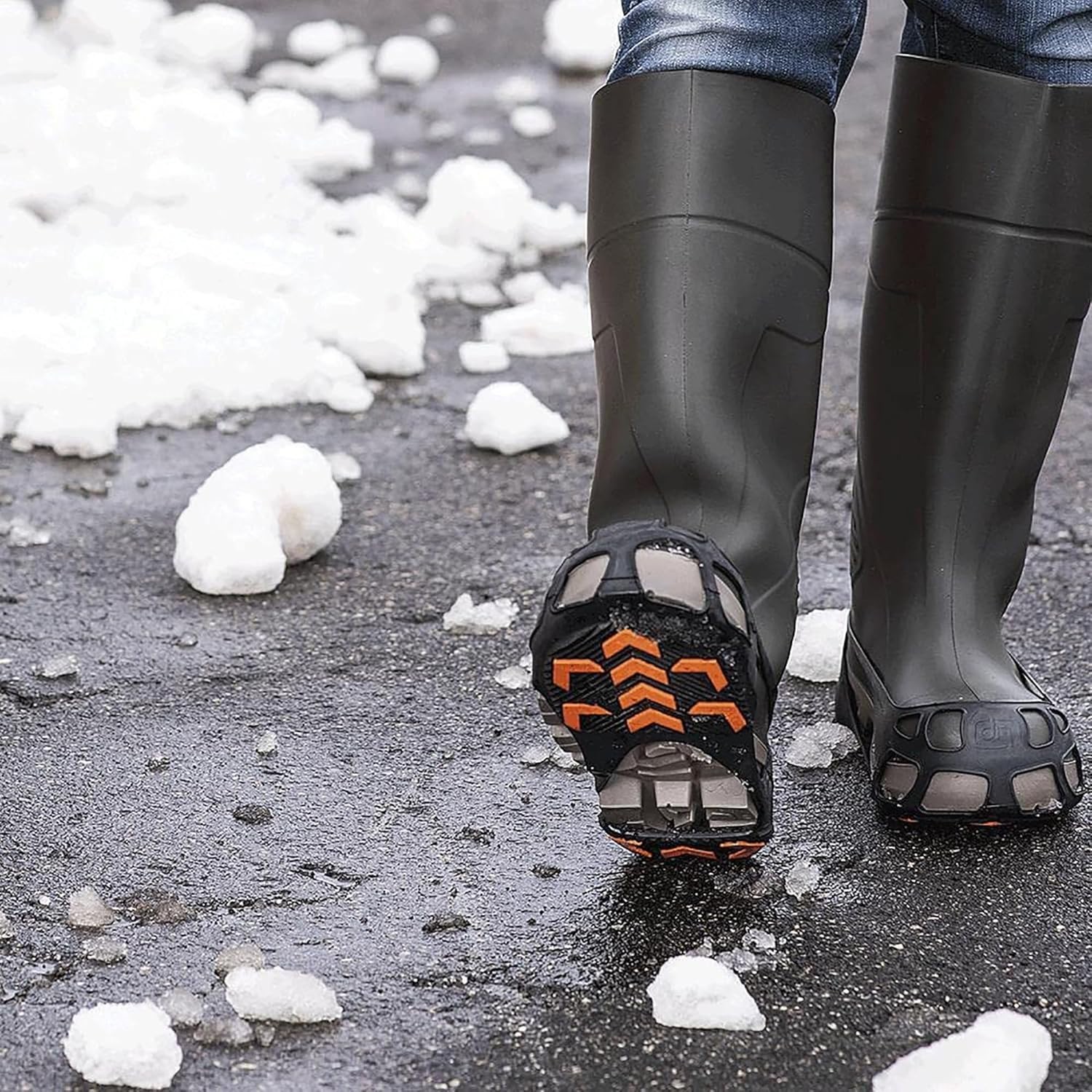 Flexible and Lightweight GripPro Spikeless Traction Aids for Ultimate Stability