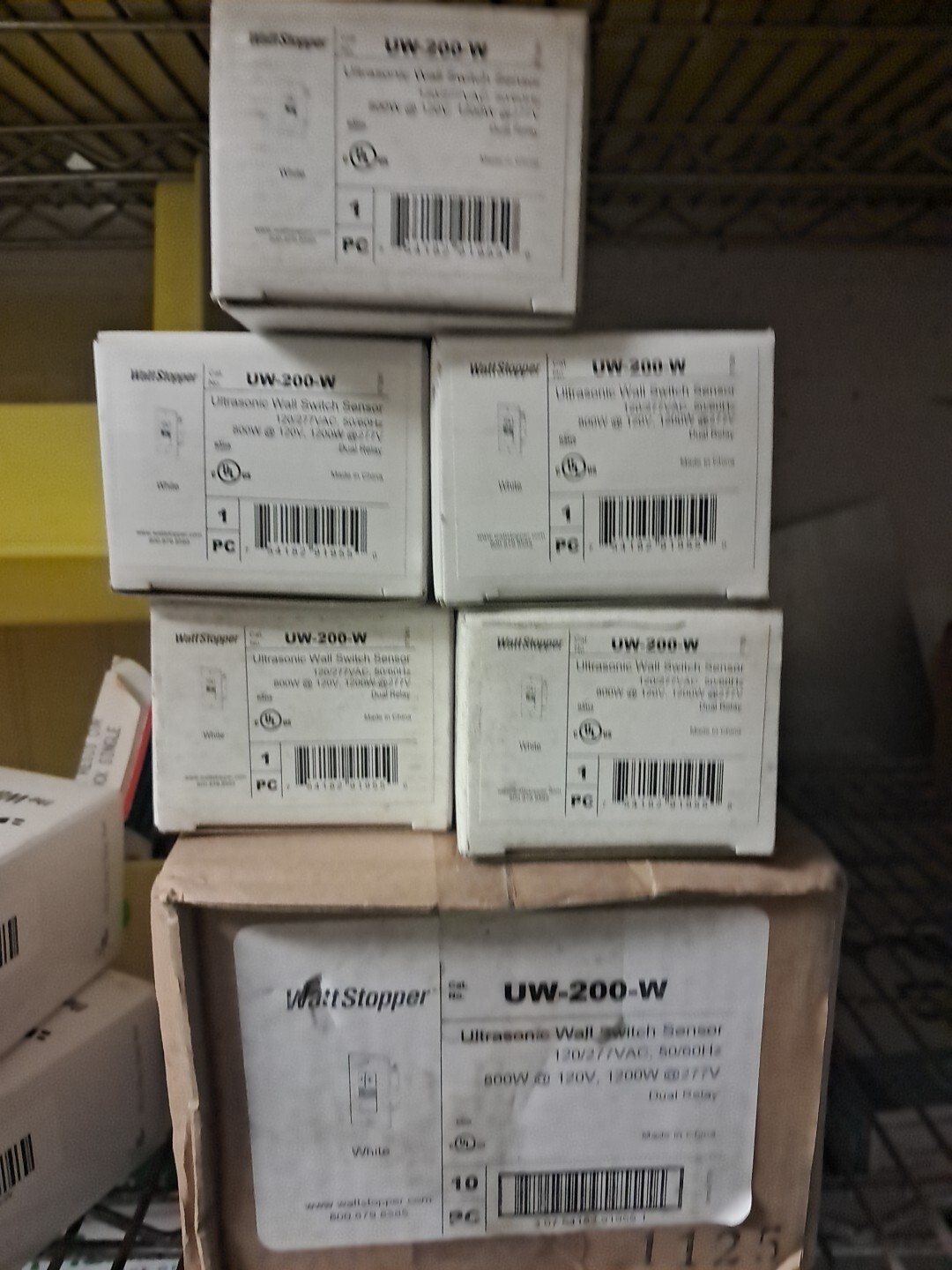 WattStopper, UW-200-W, Passive Infrared, Automatic Wall Switch Sensor