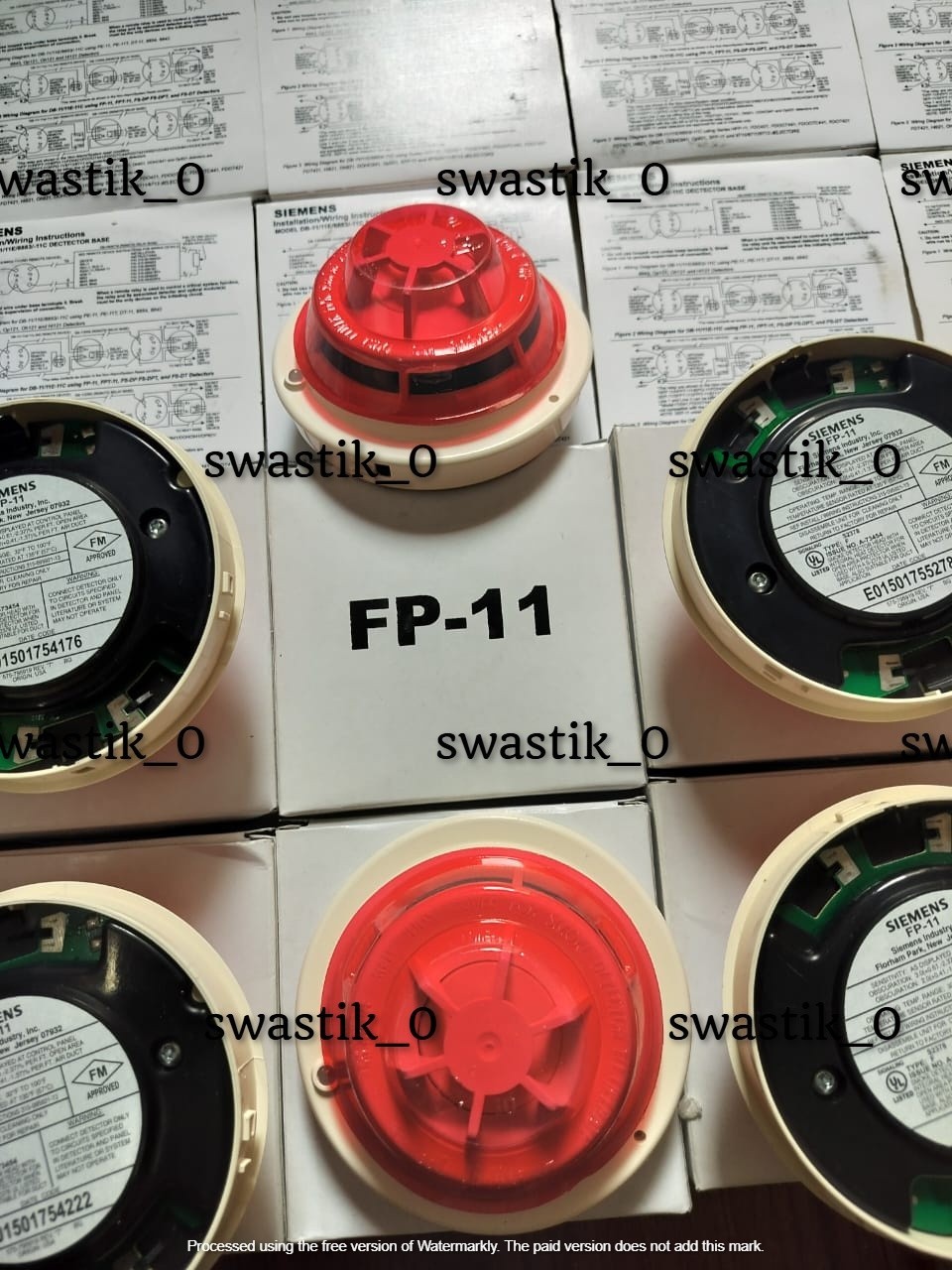 SIEMENS FP-11 INTELLIGENT FIRE PRINTTM DETECTOR FP11 FREE AND FAST SHIPPING