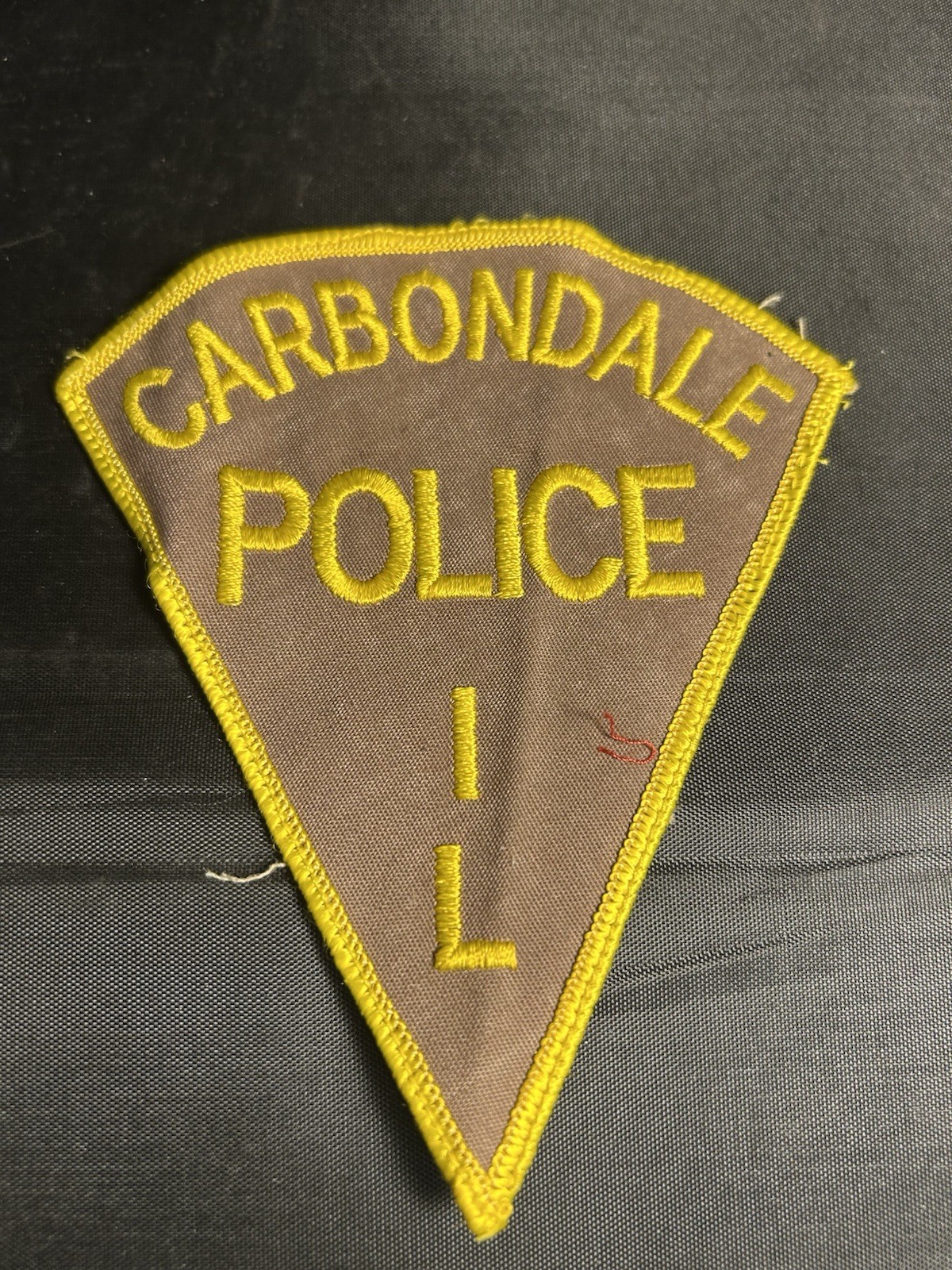 Carbondale Illinois IL Police Shoulder Patch Unsewn Vintage