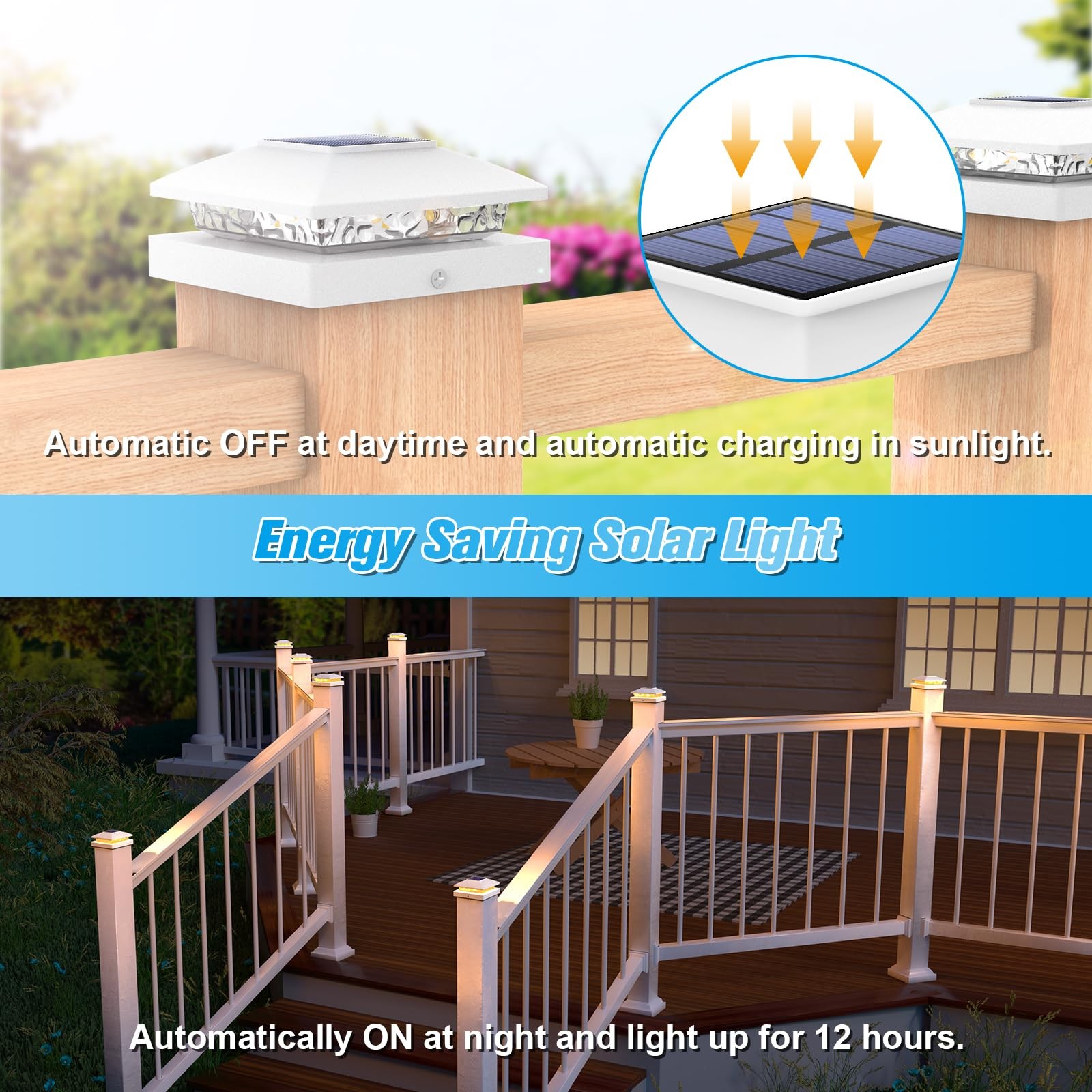 Volisun 4X4 Solar Cap Light - Outdoor Waterproof For
