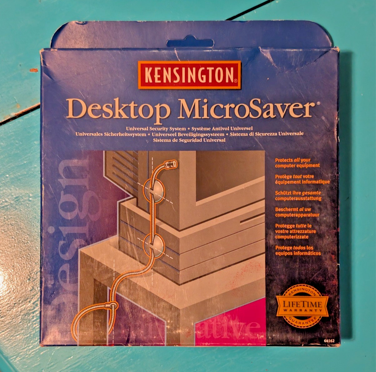 LOT OF 2 VINTAGE KENSINGTON DESKTOP MICROSAVER 64162 SECURITY SYSTEM KITS NOS