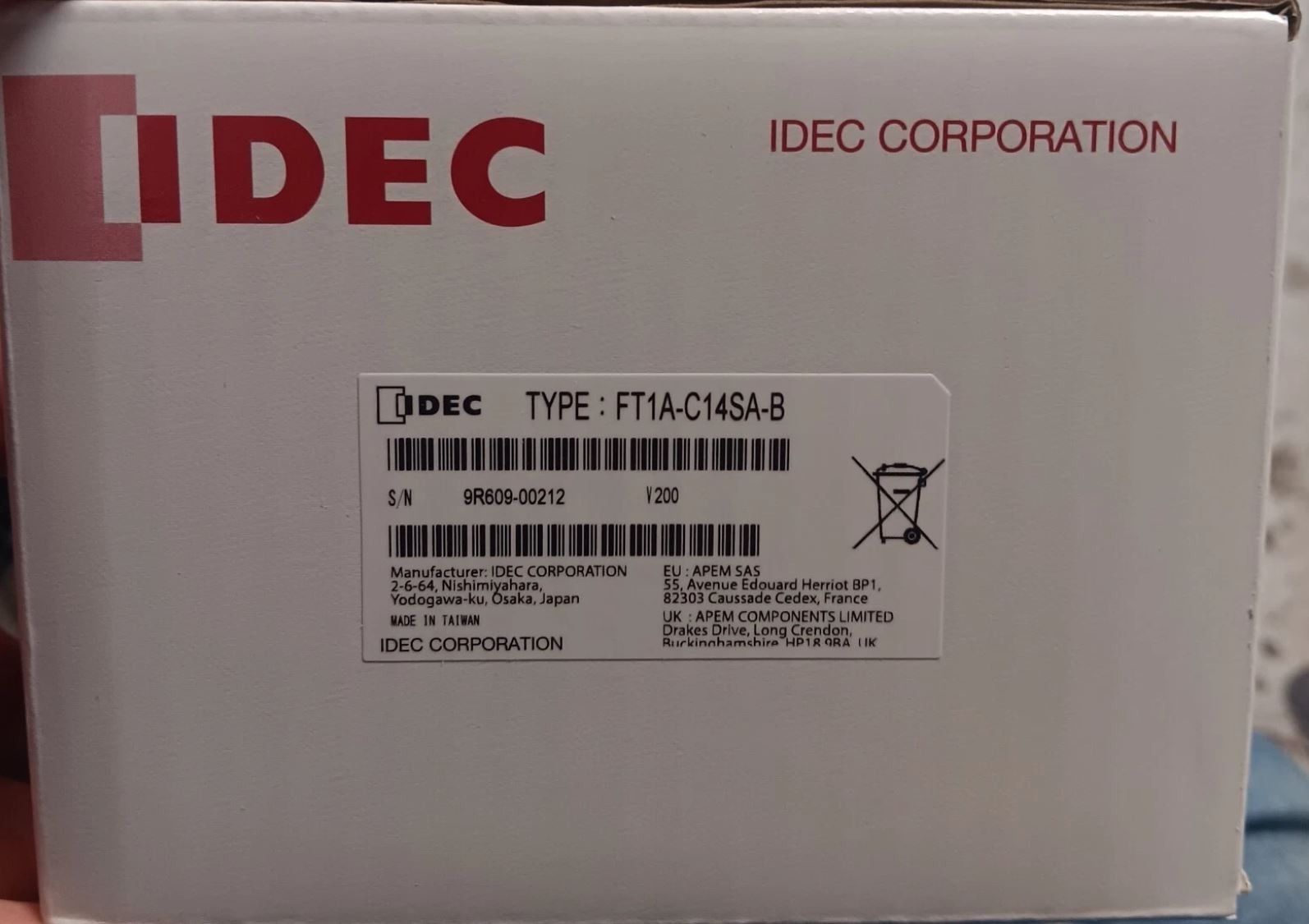 IDEC SmartAXIS 3.8" PLC+HMI 65K Color TFT  FT1A-C14SA-B (Brand New) FTIACI4SAB